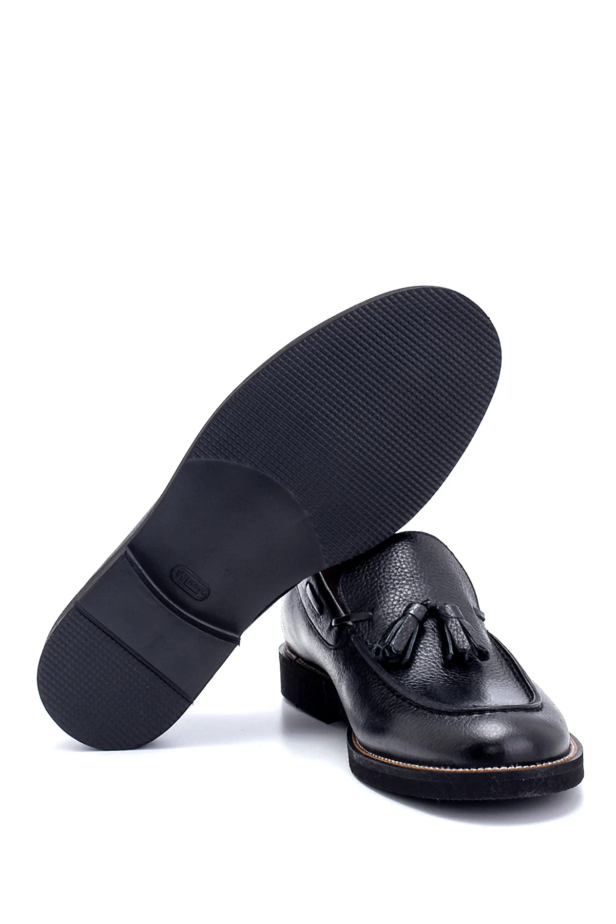 Erkek Deri Püskül Detaylı Loafer - Image 4