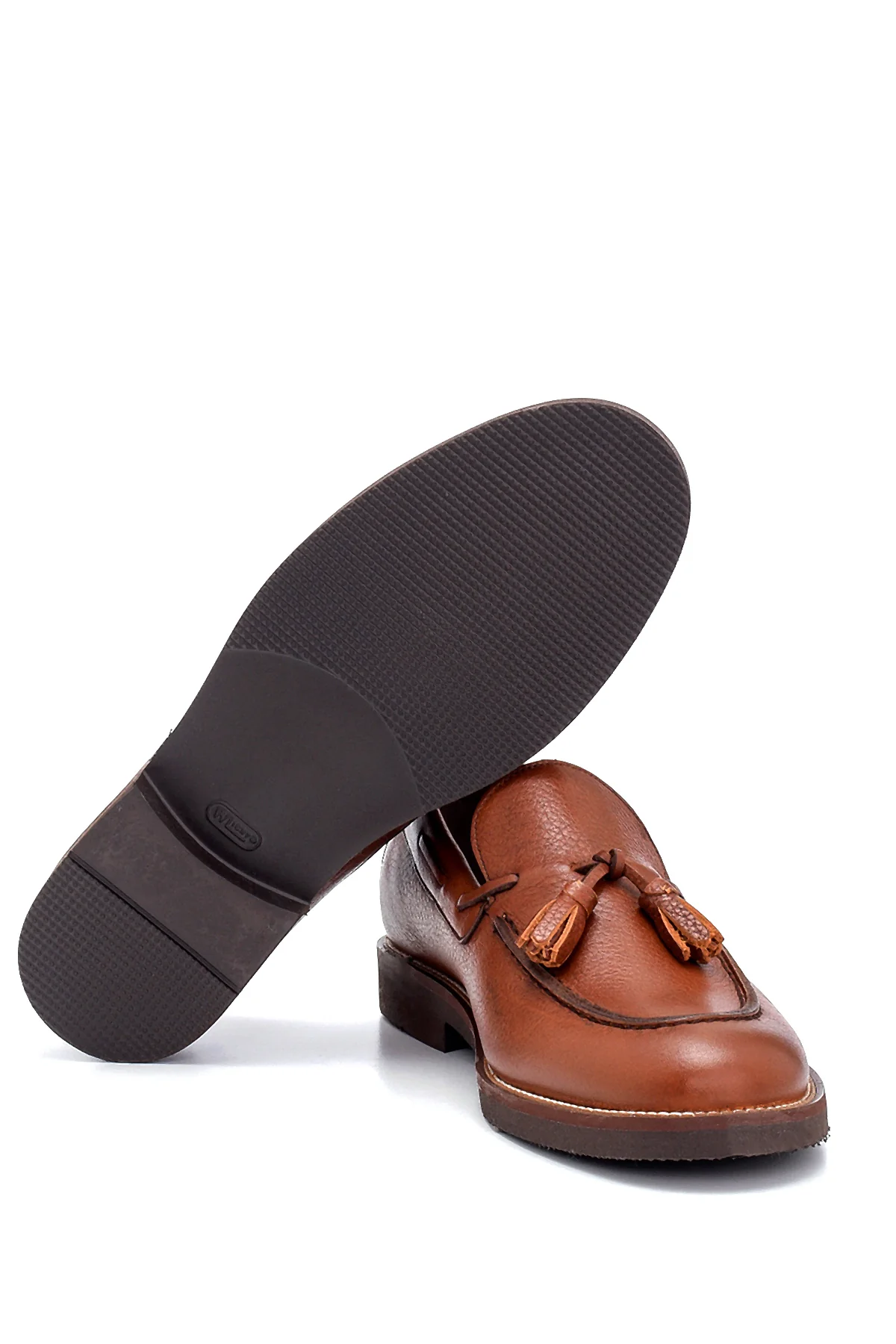 Erkek Deri Püskül Detaylı Loafer - Image 4