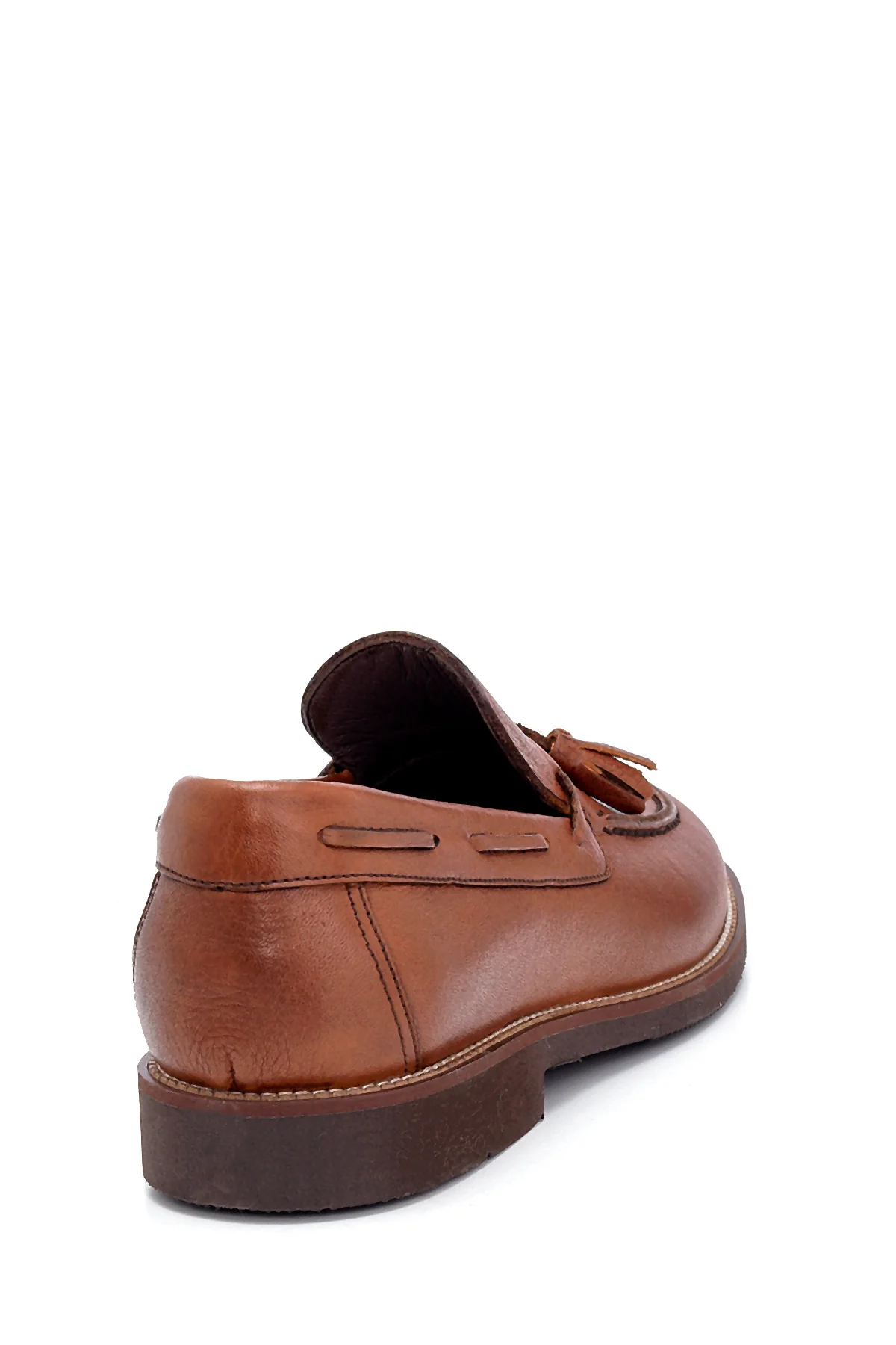 Erkek Deri Püskül Detaylı Loafer - Image 5