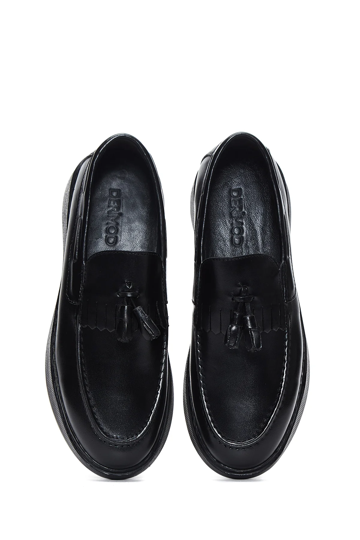 Erkek Deri Püsküllü Loafer - Image 6