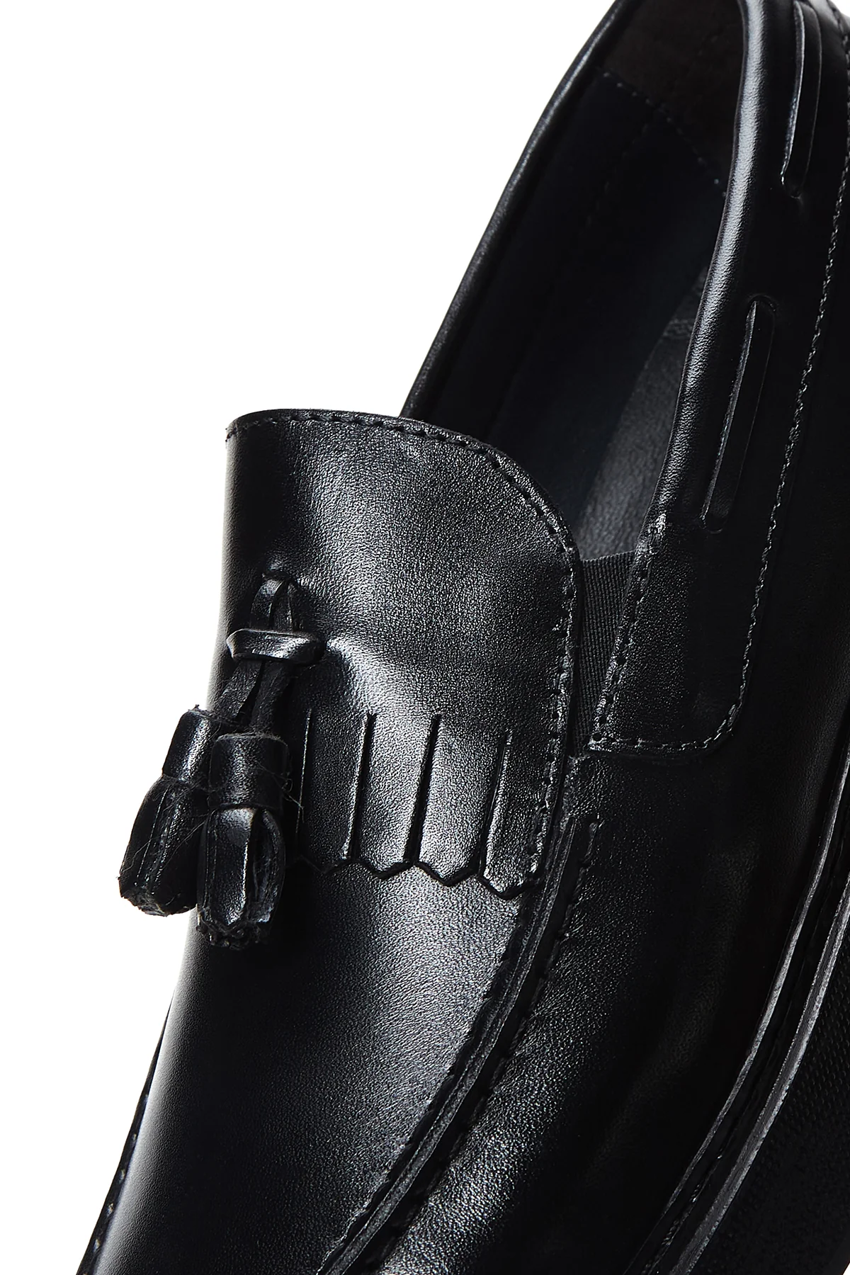 Erkek Deri Püsküllü Loafer - Image 8