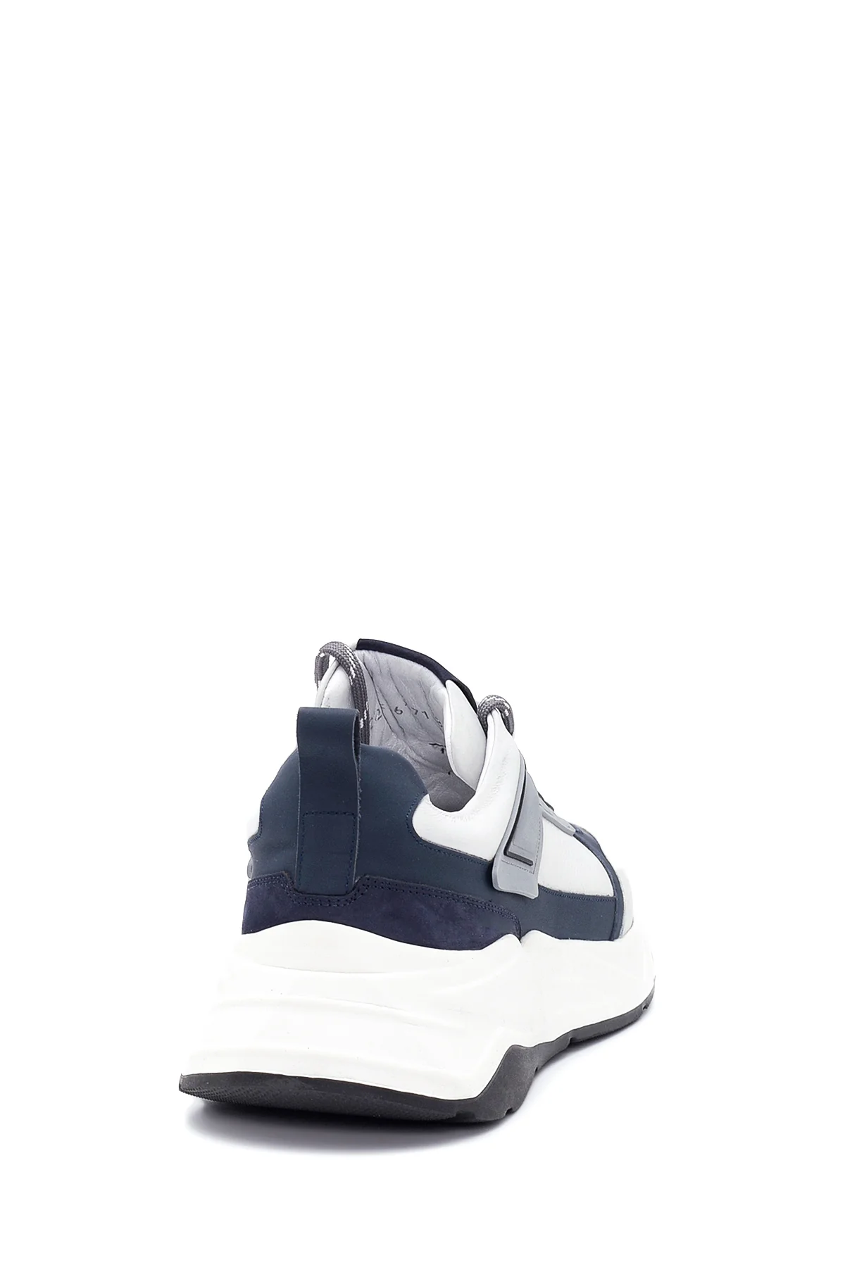 Erkek Deri Şerit Detaylı Sneaker - Image 5