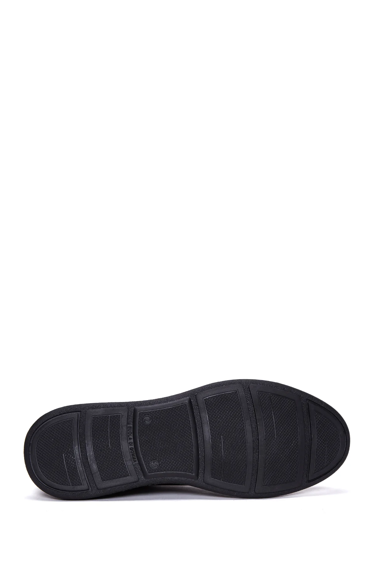 Erkek Deri Siyah Casual Sneaker - Image 4