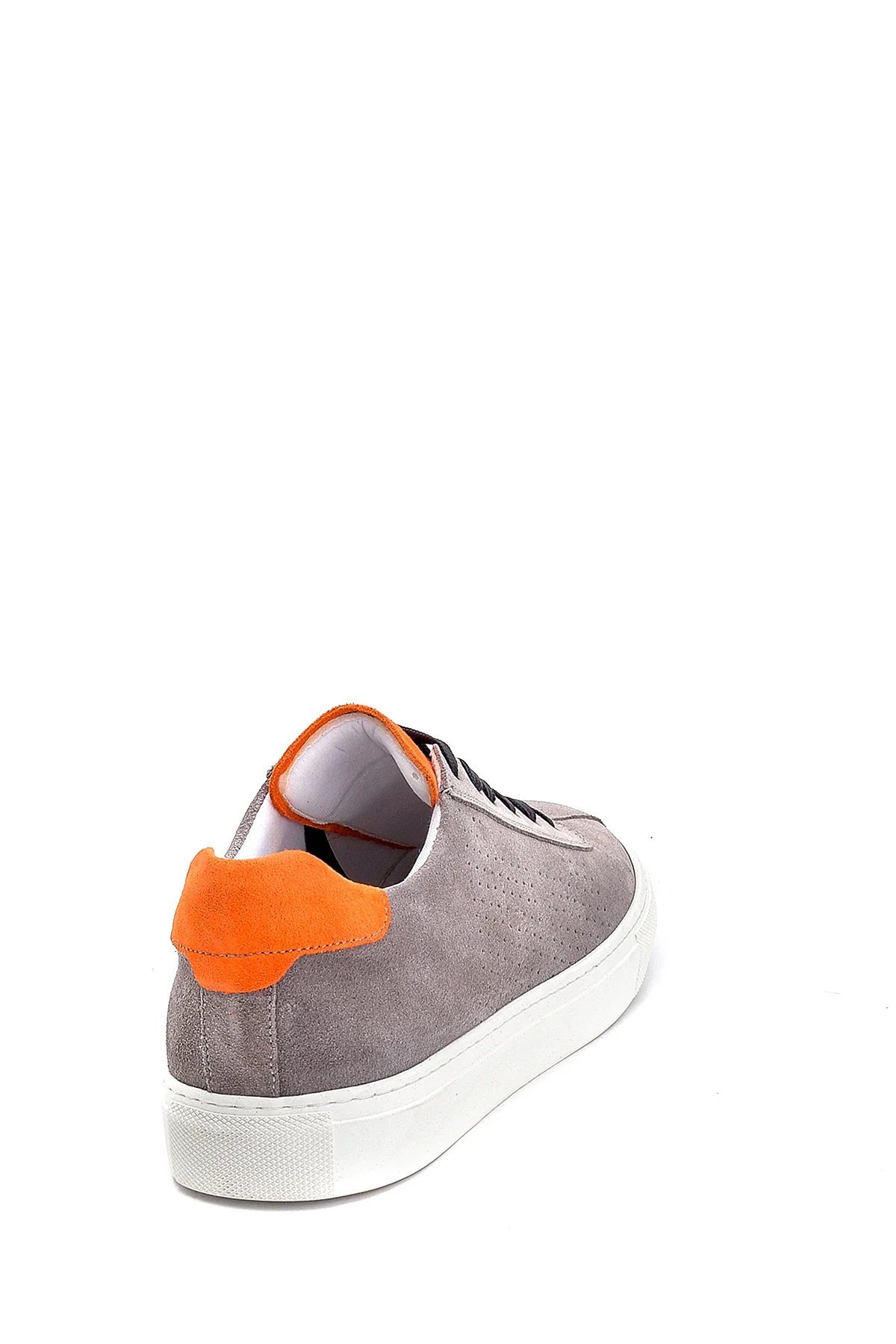 Erkek Deri Süet Detaylı Sneaker - Image 5