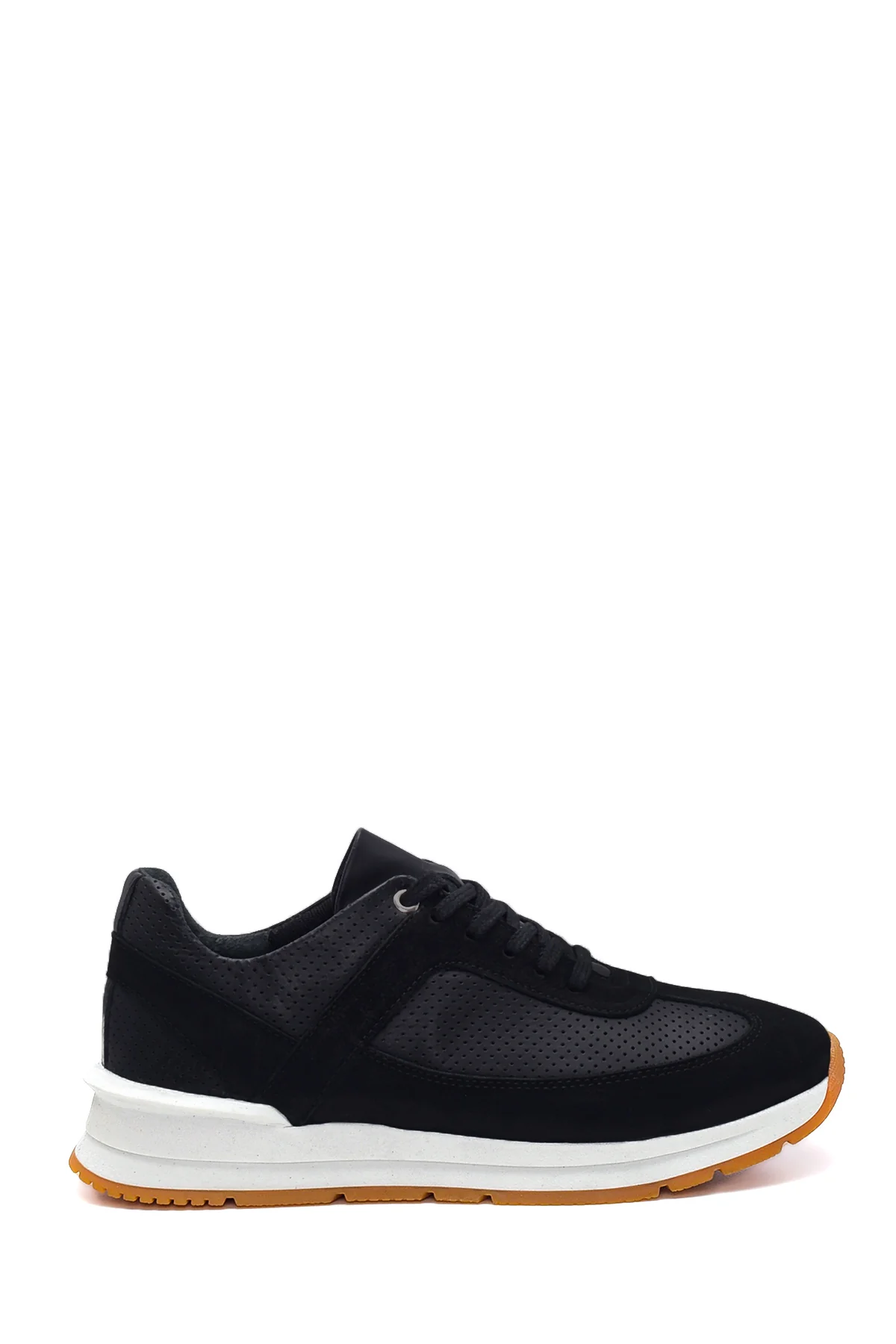 Erkek Deri Süet Detaylı Sneaker