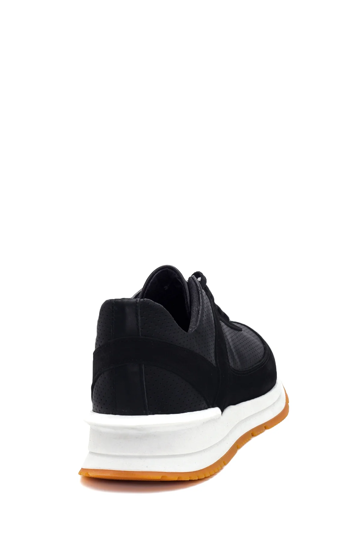 Erkek Deri Süet Detaylı Sneaker - Image 7