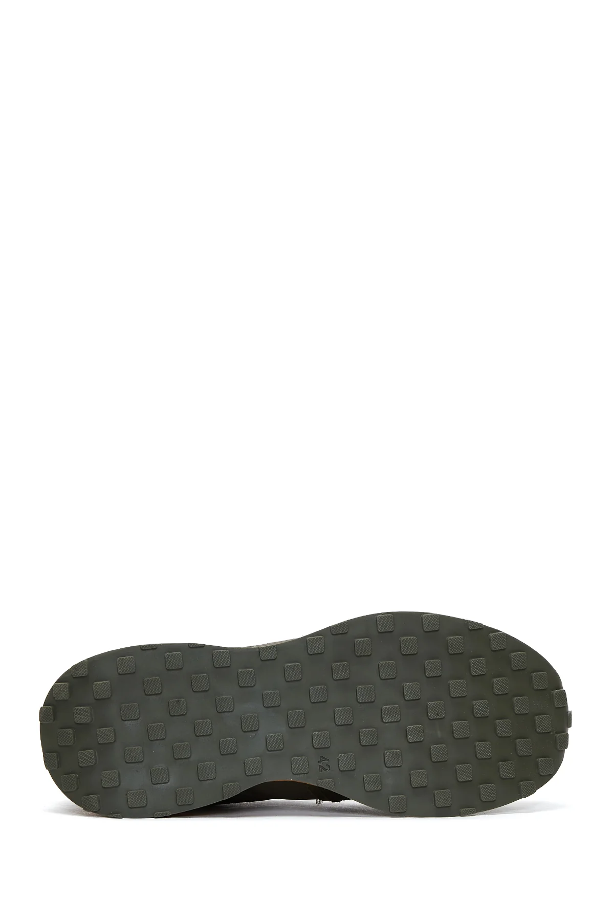 Erkek Deri Süet Detaylı Sneaker - Image 4