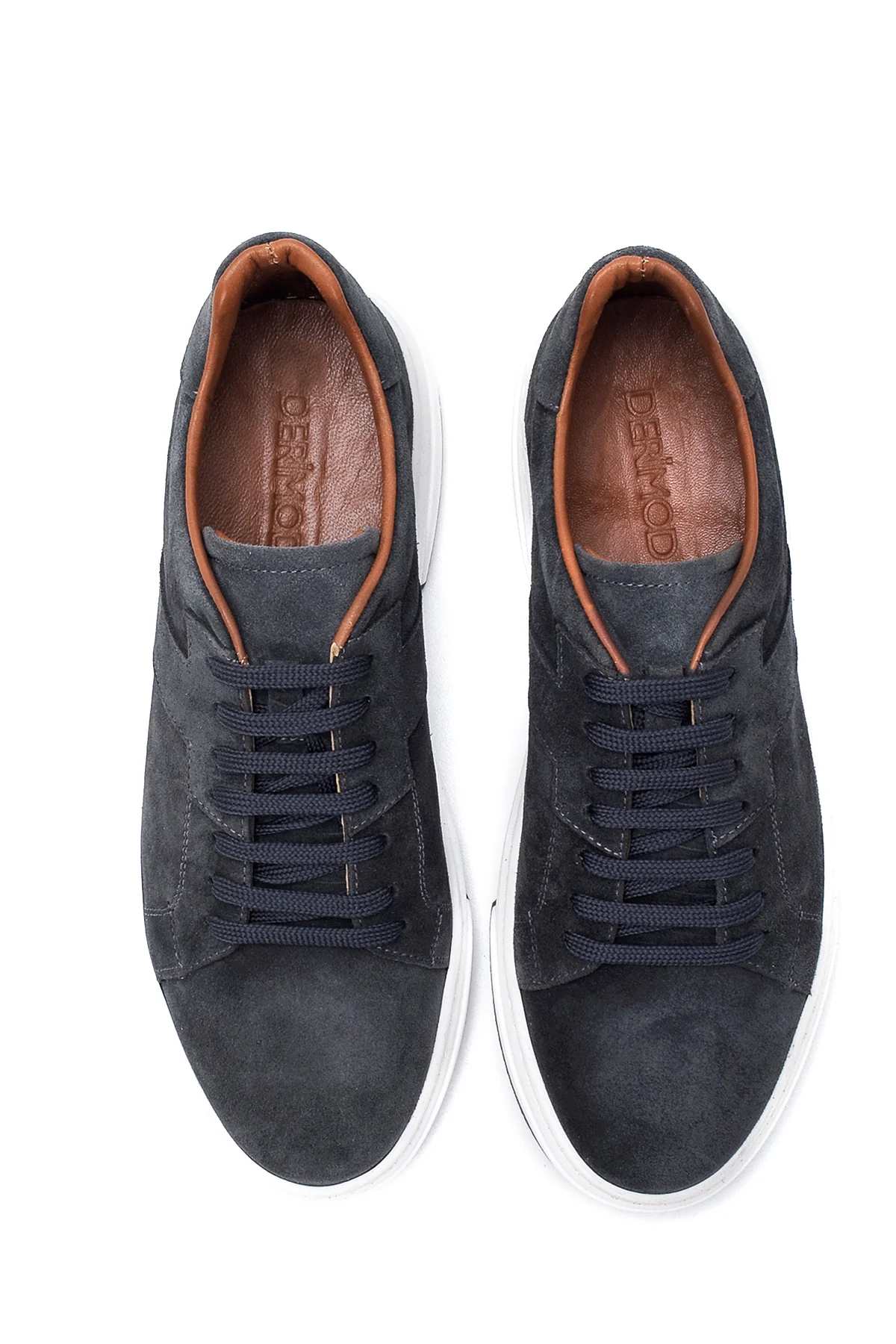 Erkek Deri Süet Sneaker - Image 7
