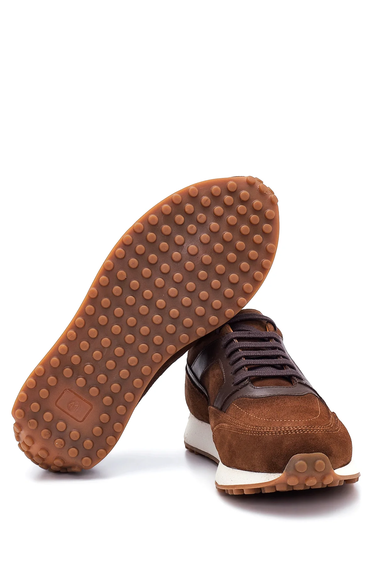 Erkek Deri Süet Sneaker - Image 4