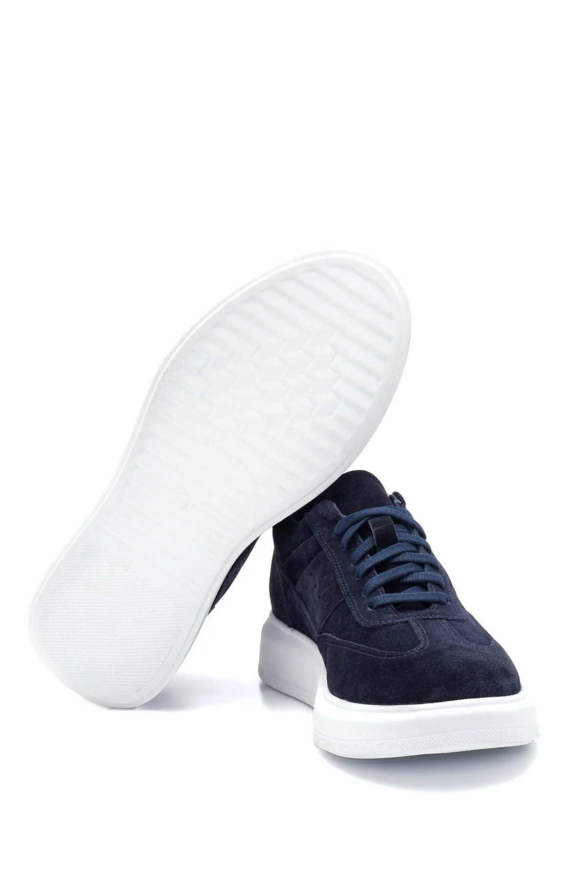 Erkek Deri Süet Sneaker - Image 4