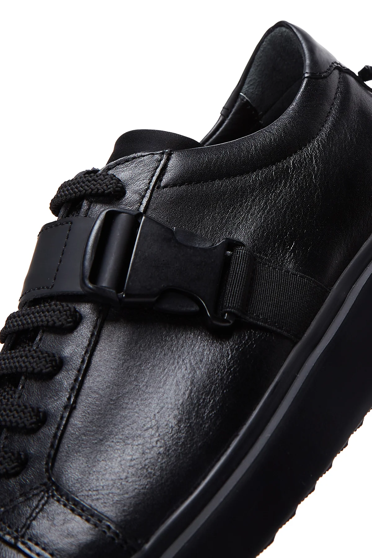 Erkek Deri Tokalı Sneaker - Image 6