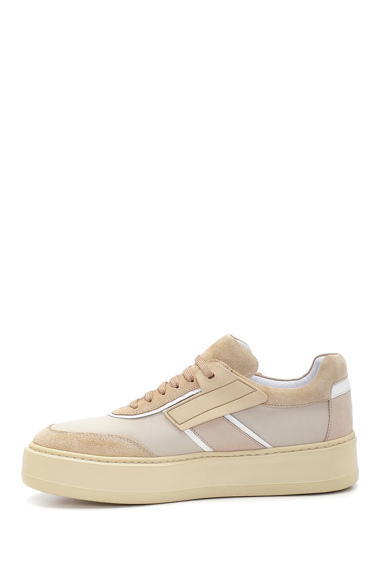 Erkek Deri Yüksek Taban Sneaker - Image 2