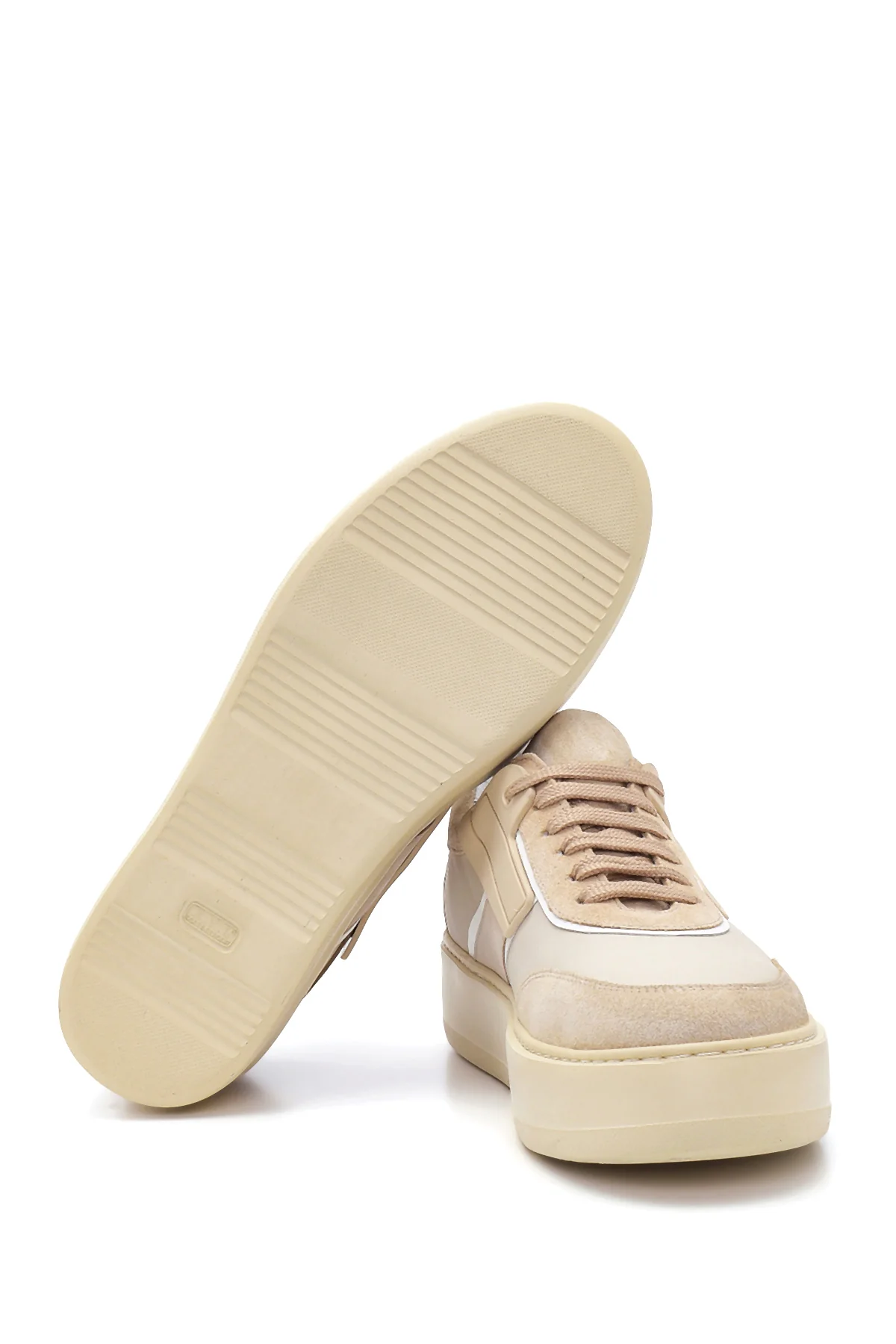 Erkek Deri Yüksek Taban Sneaker - Image 3