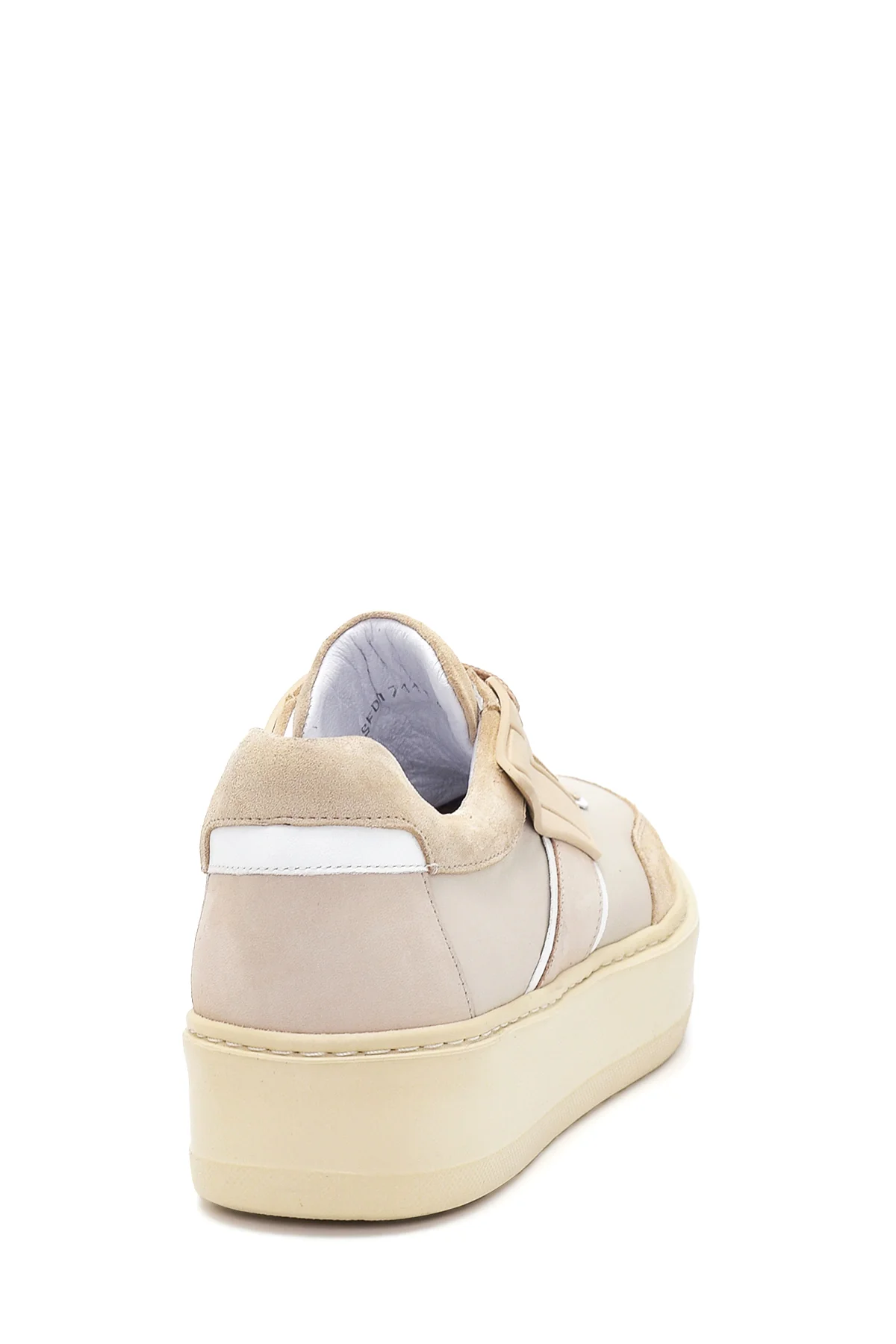 Erkek Deri Yüksek Taban Sneaker - Image 4