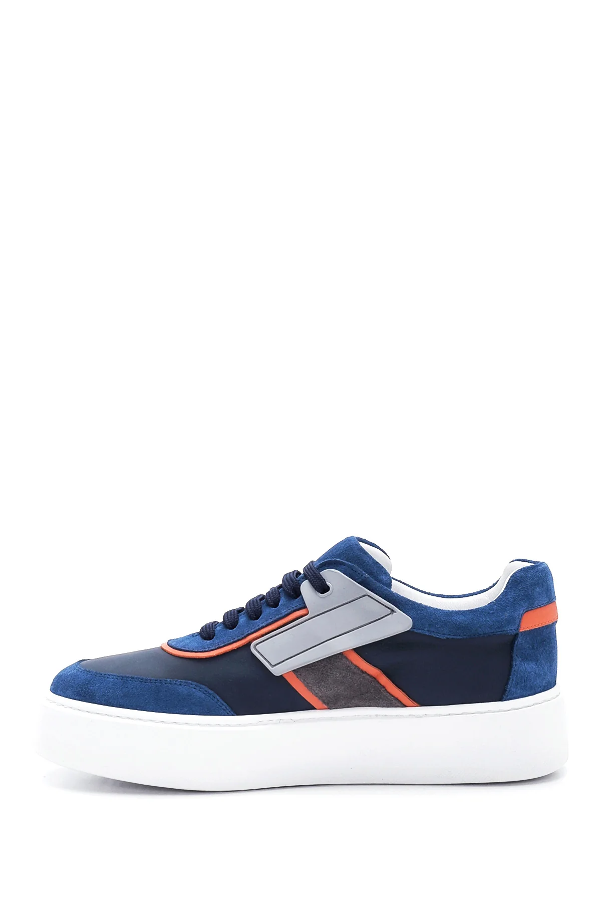 Erkek Deri Yüksek Taban Sneaker - Image 2