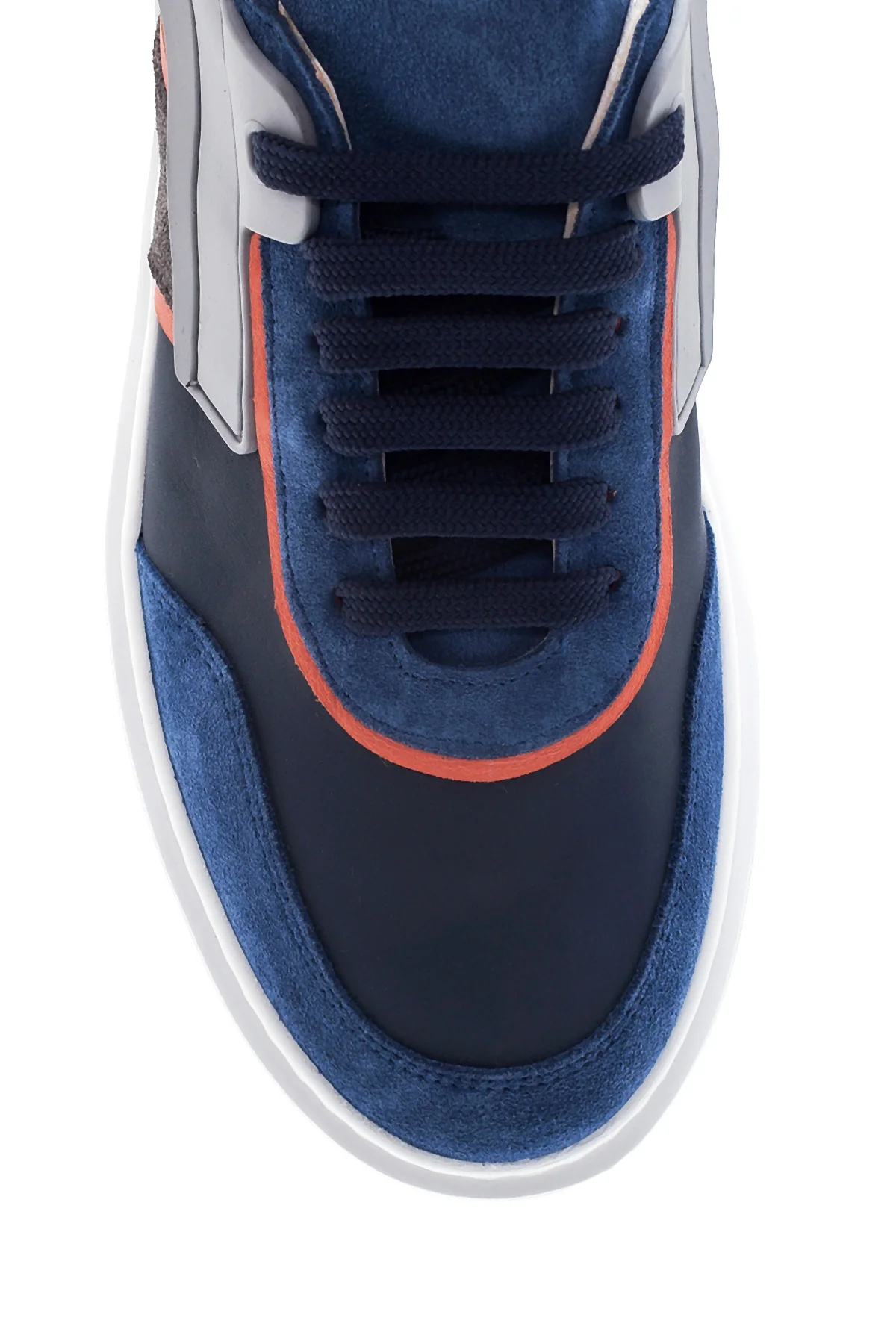 Erkek Deri Yüksek Taban Sneaker - Image 6