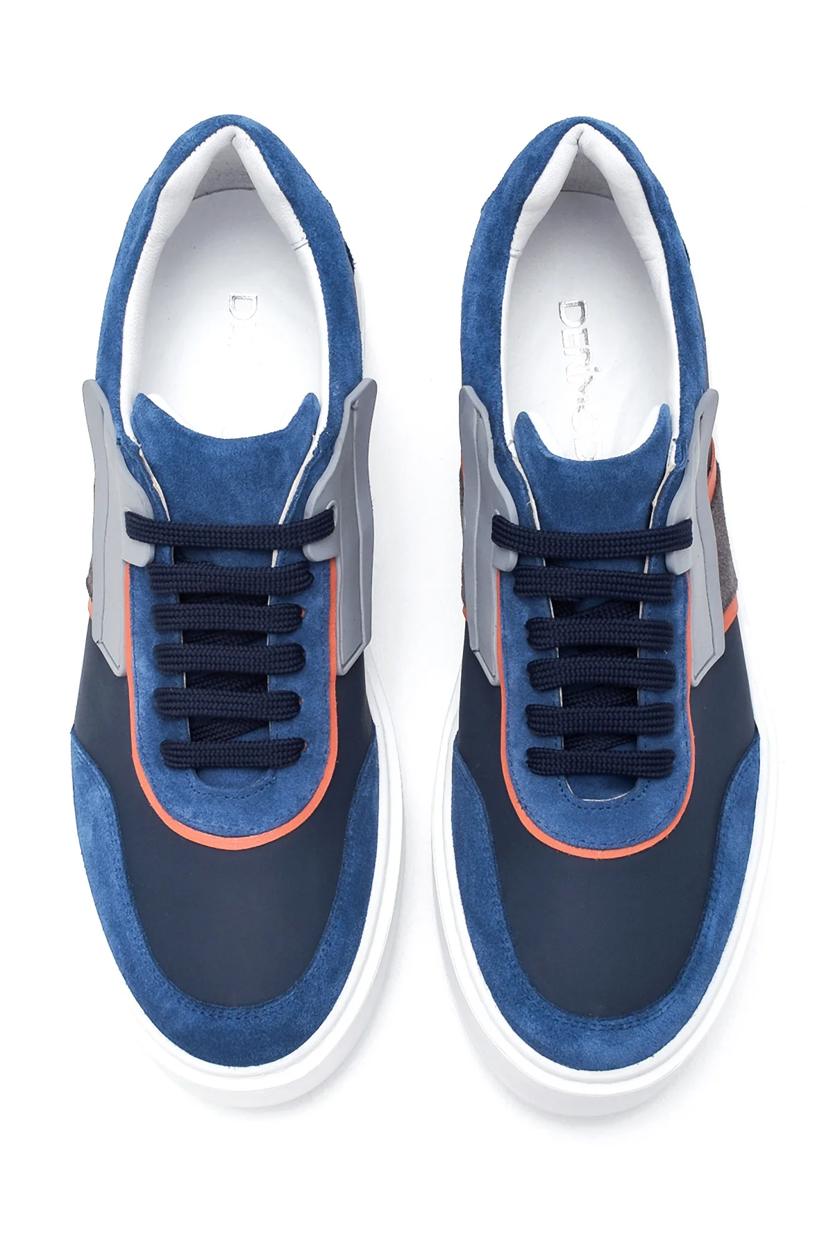 Erkek Deri Yüksek Taban Sneaker - Image 7