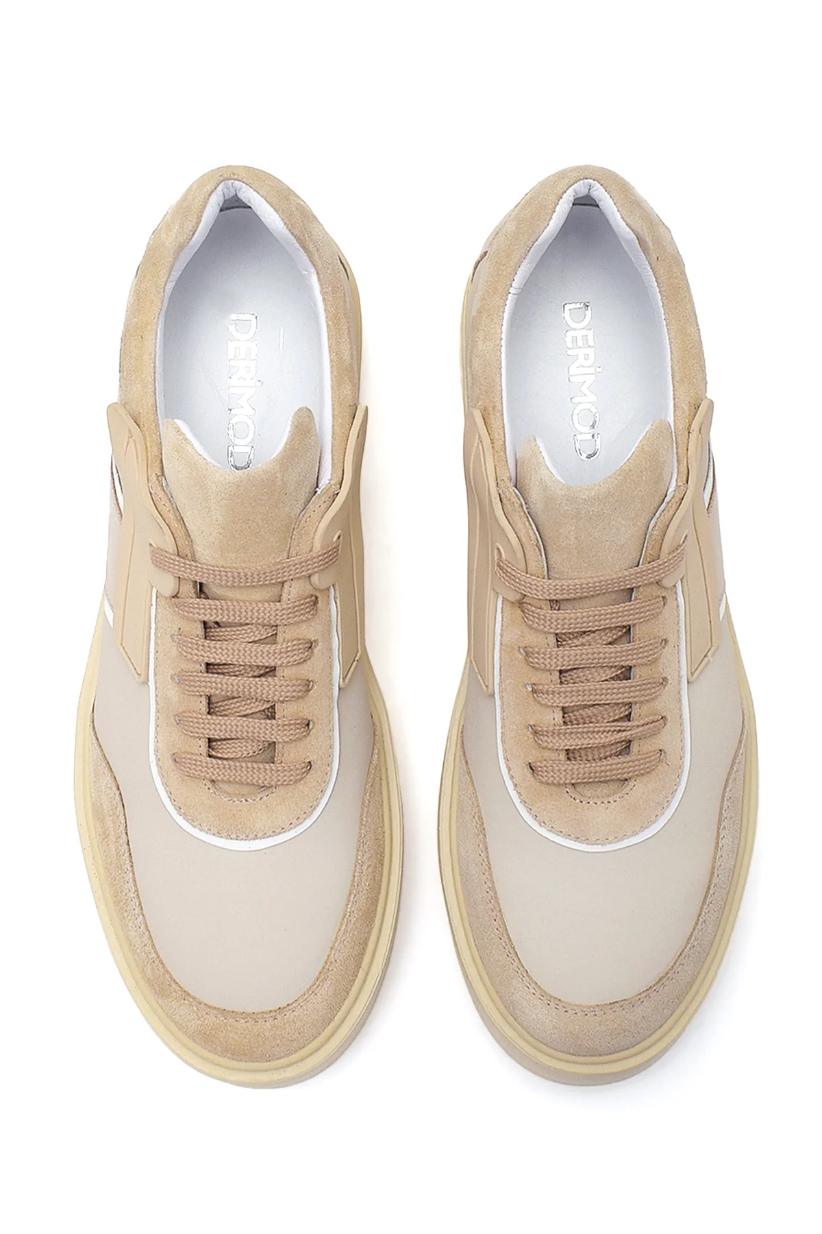 Erkek Deri Yüksek Taban Sneaker - Image 6