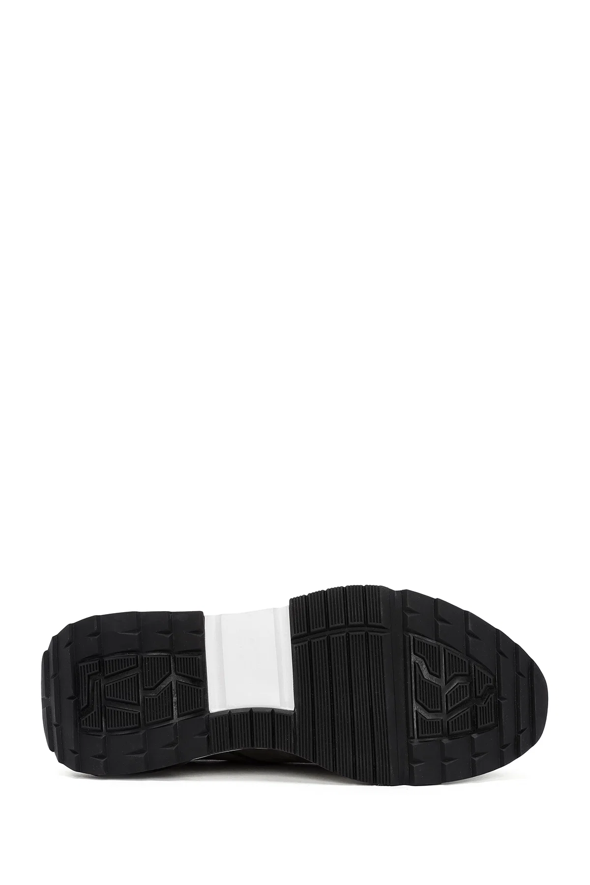 Erkek Gri Bağcıklı Nubuk Deri Casual Sneaker - Image 4