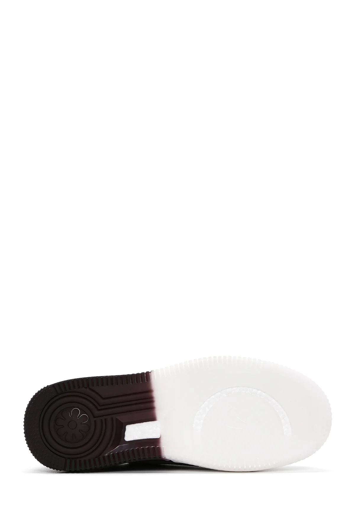 Erkek Gri Bağcıklı Nubuk Deri Sneaker - Image 4