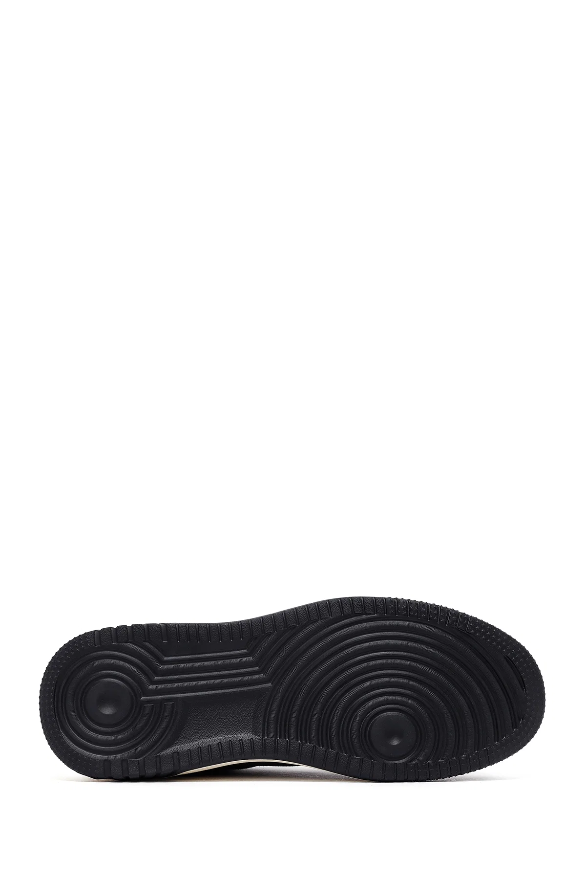 Erkek Gri Bağcıklı Süet Deri Sneaker - Image 4