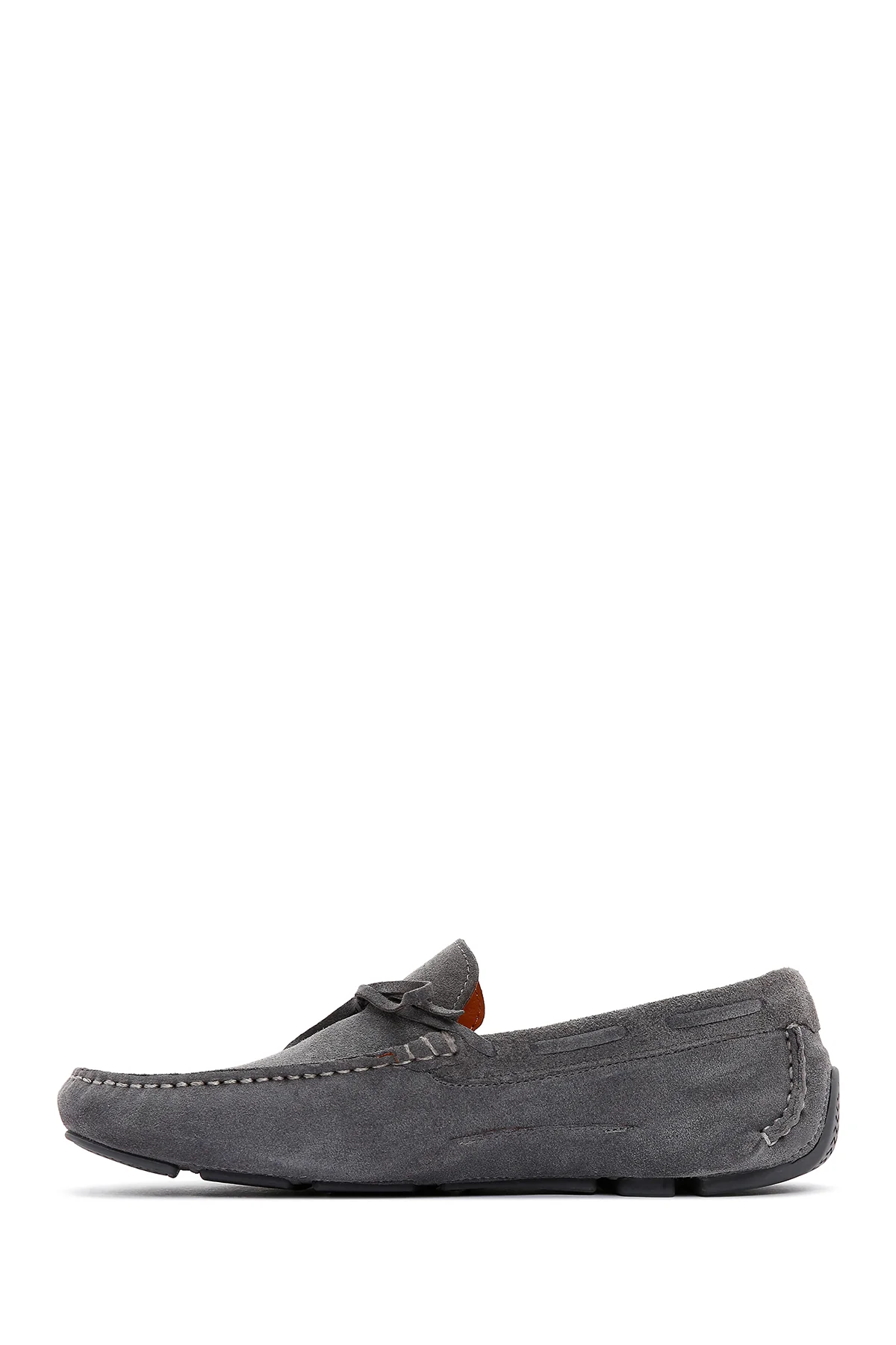 Erkek Gri Deri Loafer - Image 2