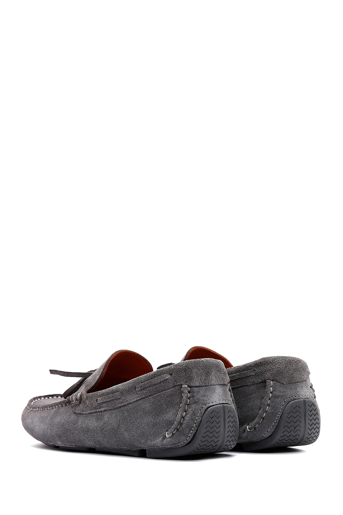 Erkek Gri Deri Loafer - Image 5