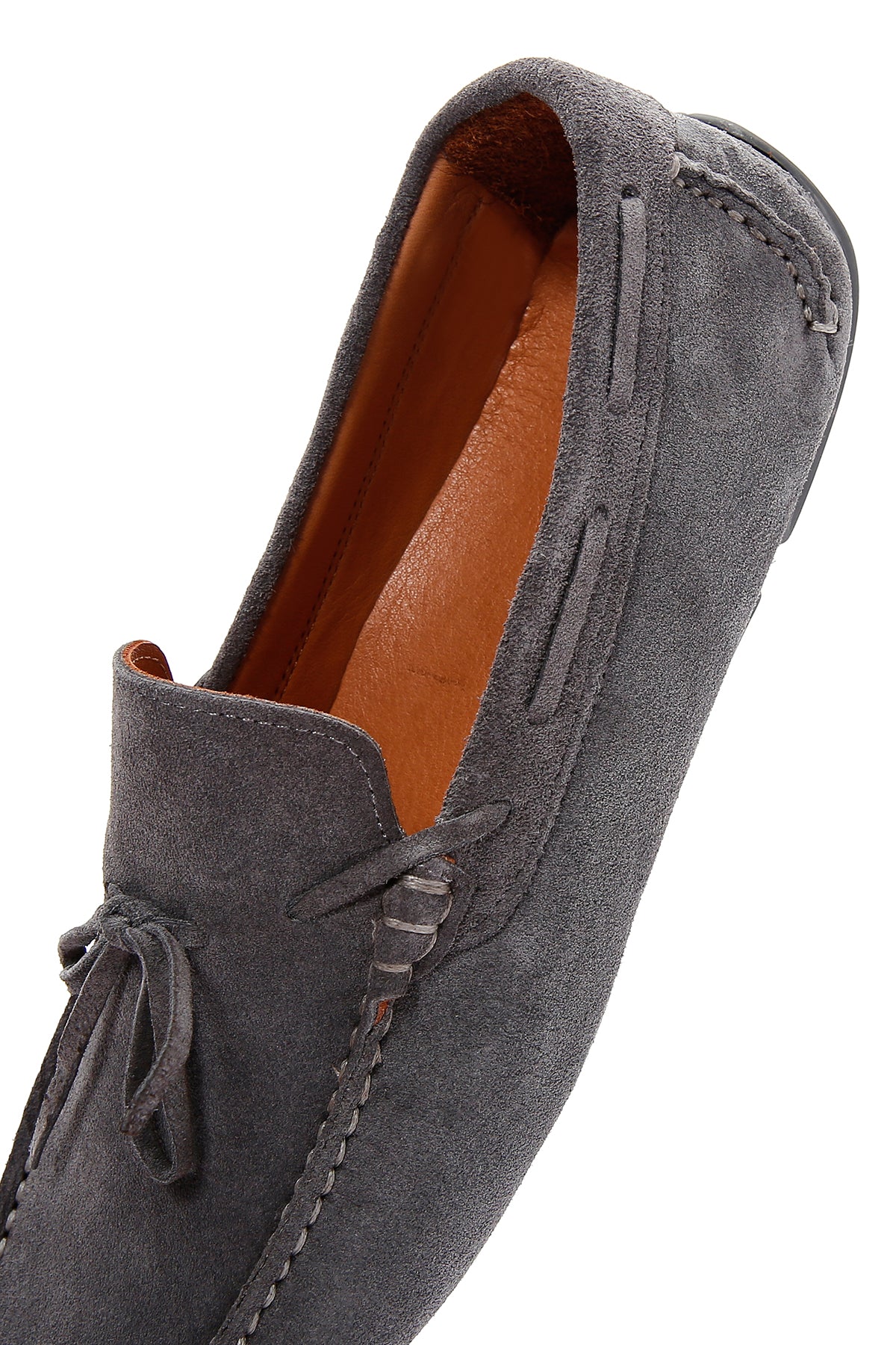 Erkek Gri Deri Loafer - Image 7