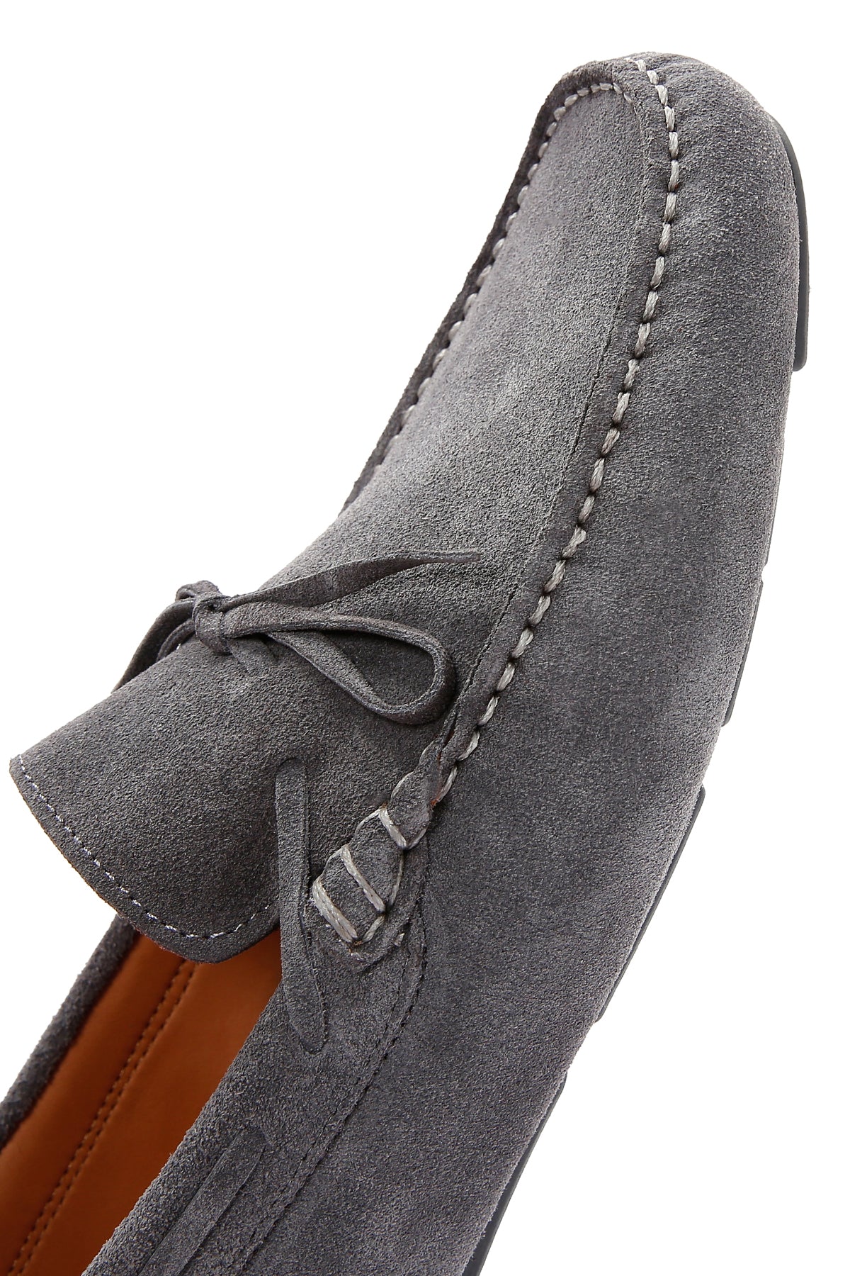 Erkek Gri Deri Loafer - Image 9