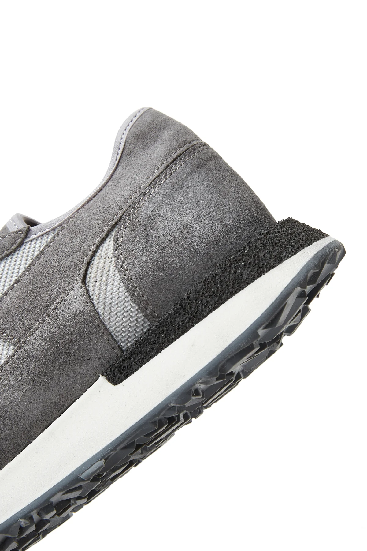 Erkek Gri Deri Sneaker - Image 8