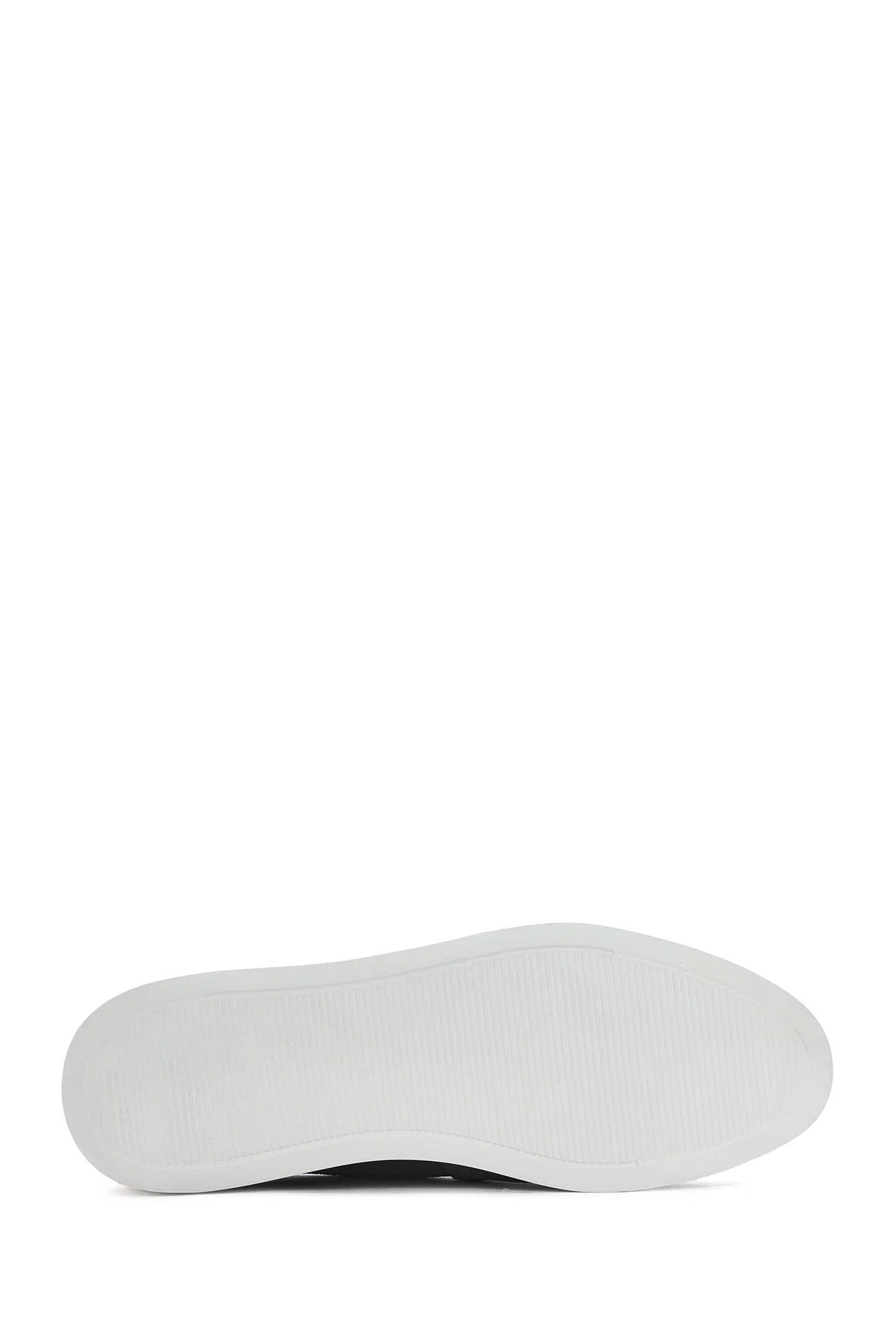 Erkek Gri Püsküllü Süet Deri Casual Loafer - Image 4