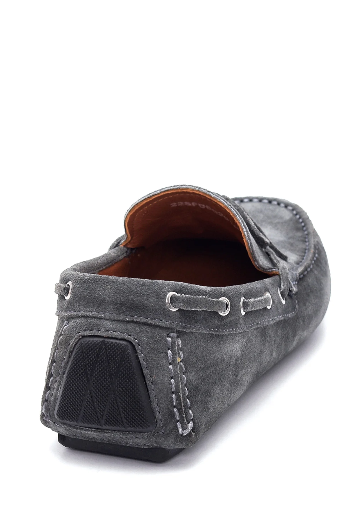 Erkek Gri Süet Deri Casual Loafer - Image 3