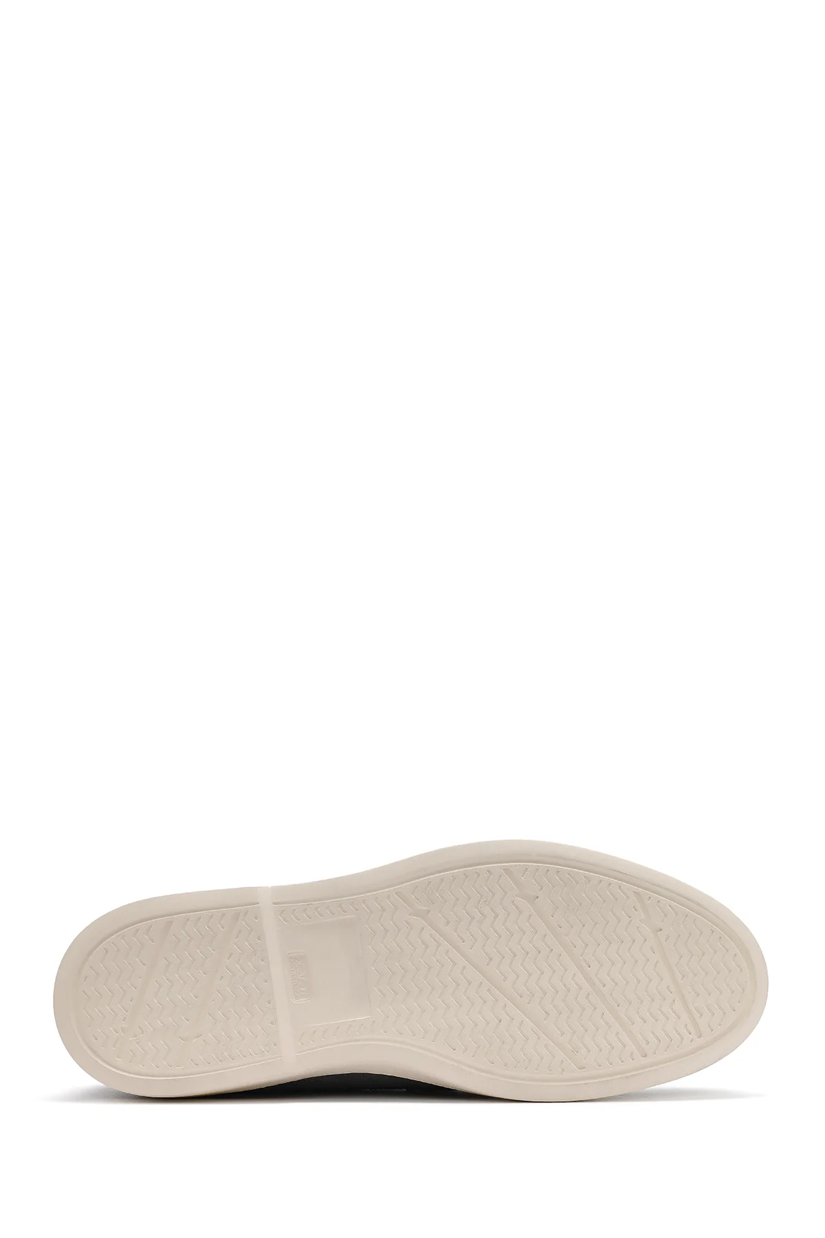Erkek Gri Süet Deri Casual Loafer - Image 4