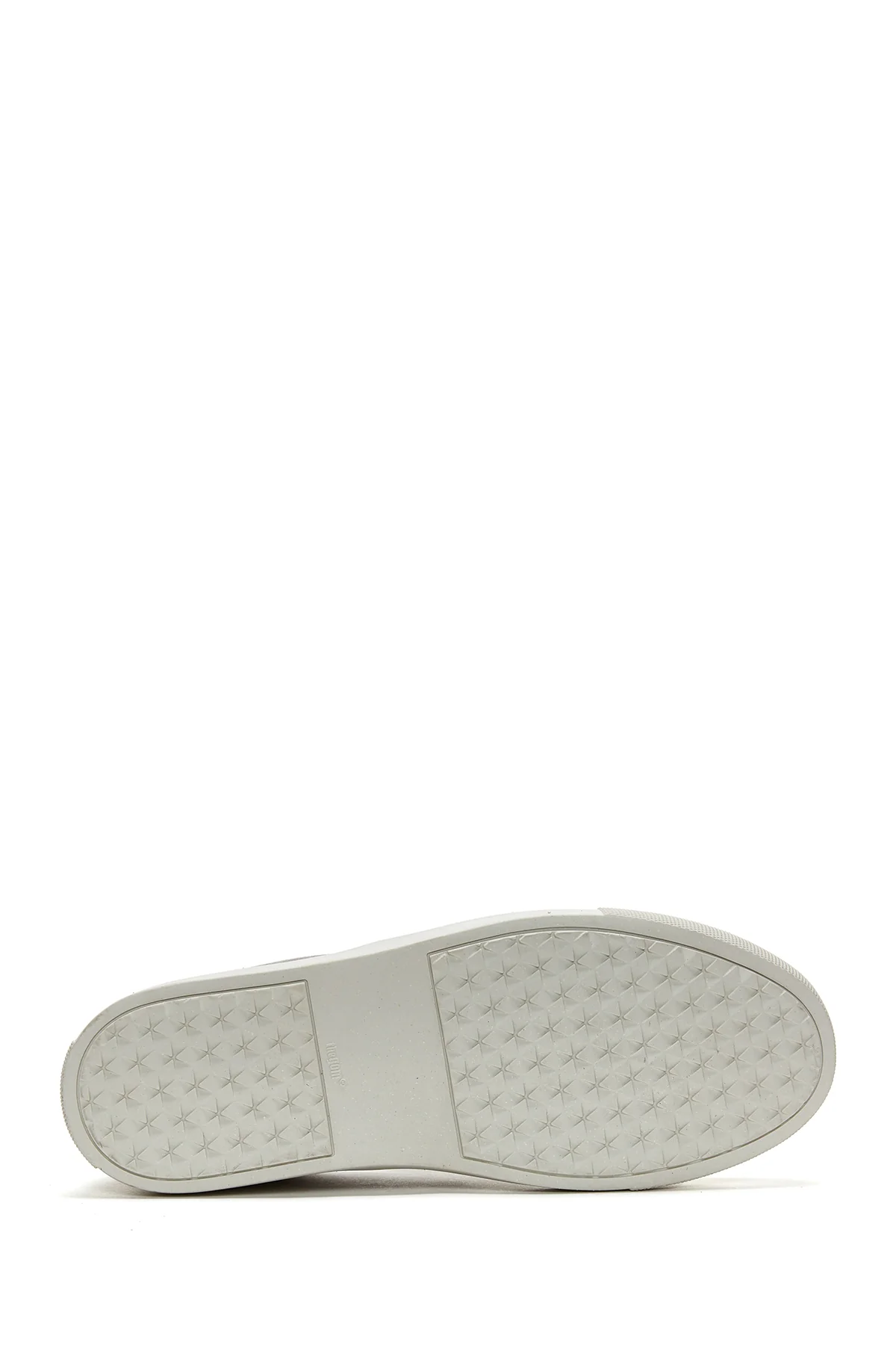 Erkek Gri Süet Deri Spor Loafer - Image 4