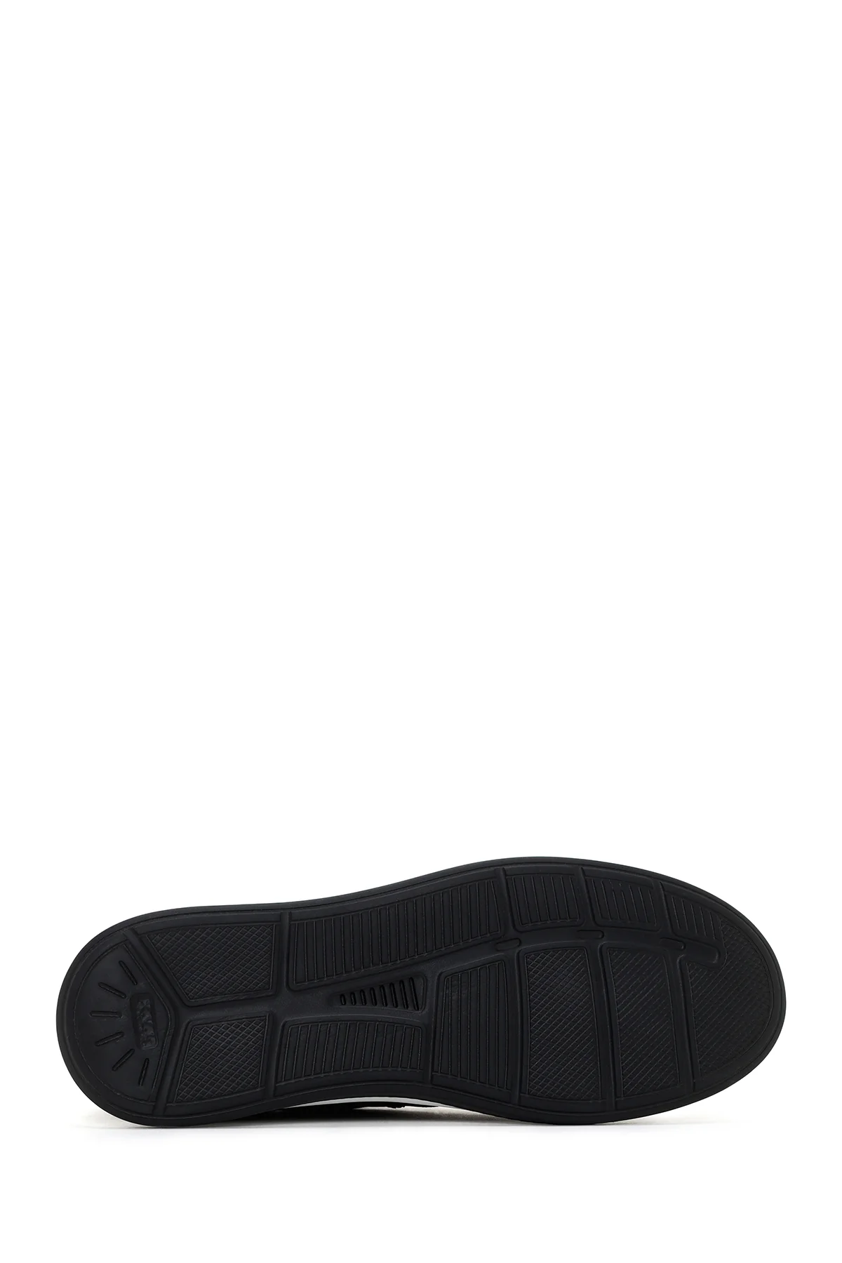 Erkek Haki Bağcıklı Deri Sneaker - Image 5