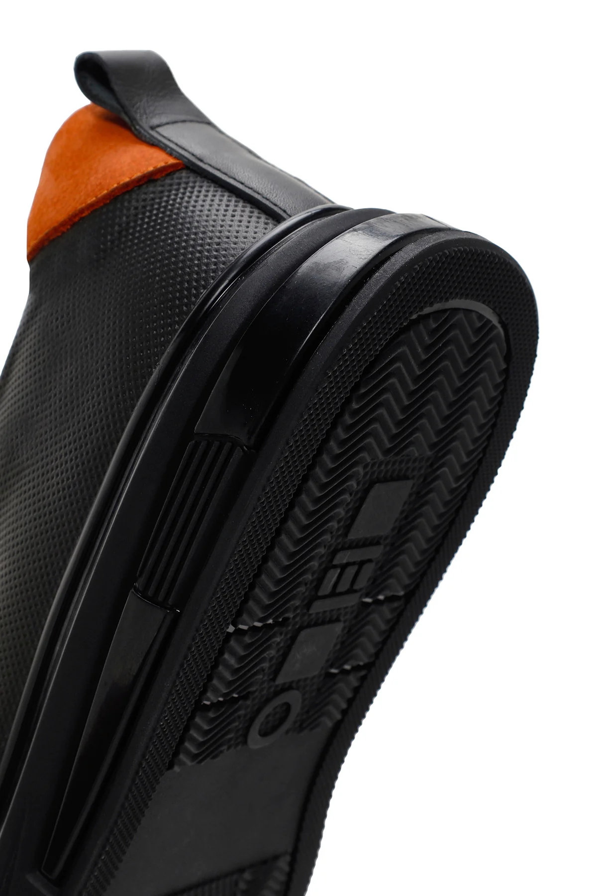 Erkek Haki Bağcıklı Deri Sneaker - Image 8