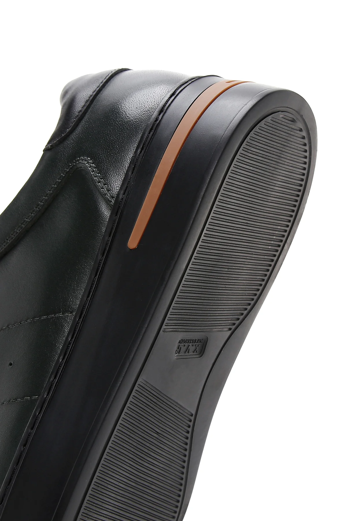 Erkek Haki Deri Sneaker - Image 8
