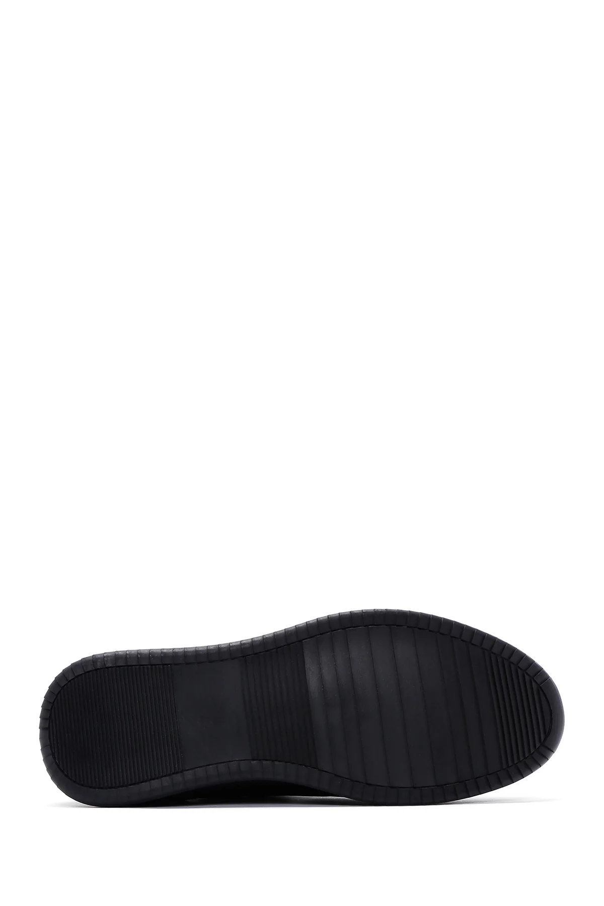 Erkek Haki Deri Sneaker - Image 4