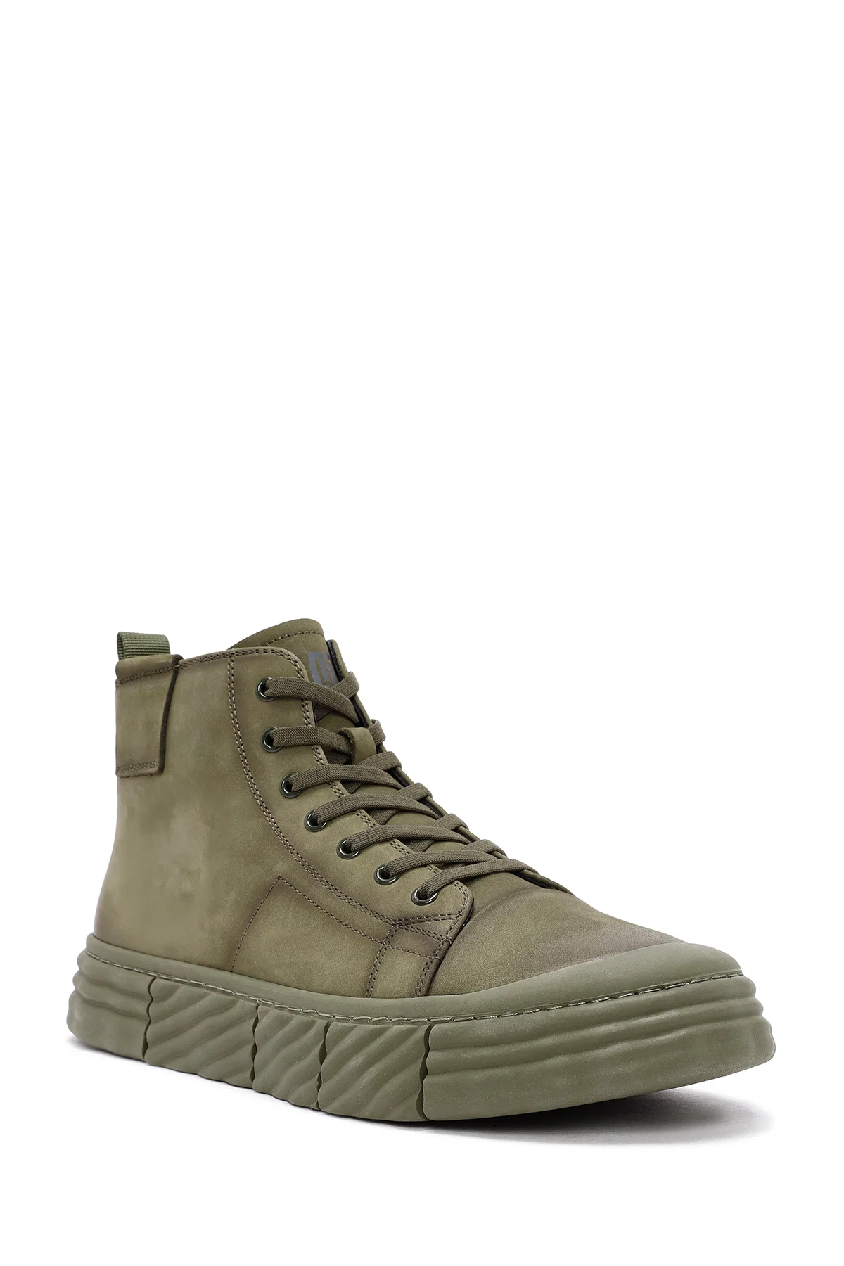 Erkek Haki Fermuarlı Nubuk Spor Bot - Image 8