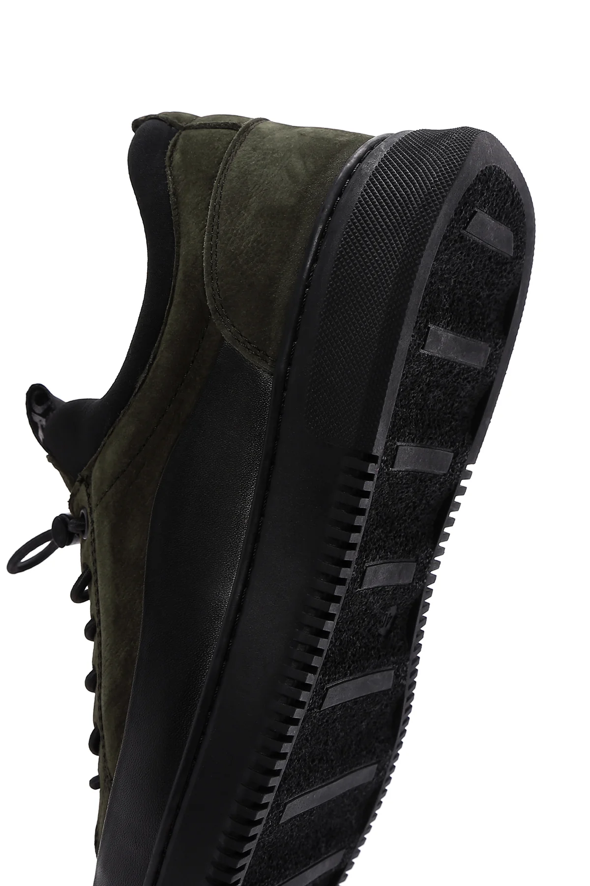 Erkek Haki Nubuk Deri Sneaker - Image 8