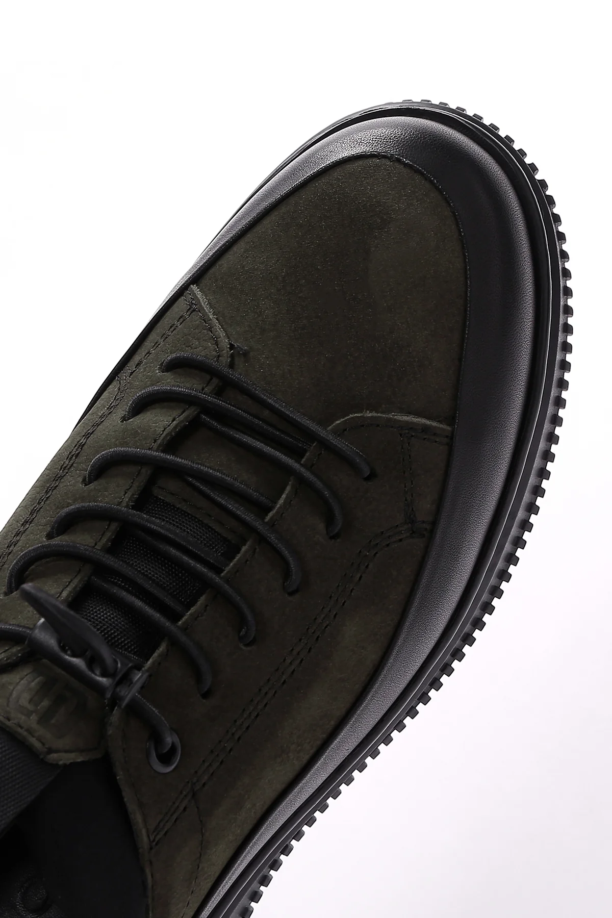 Erkek Haki Nubuk Deri Sneaker - Image 9