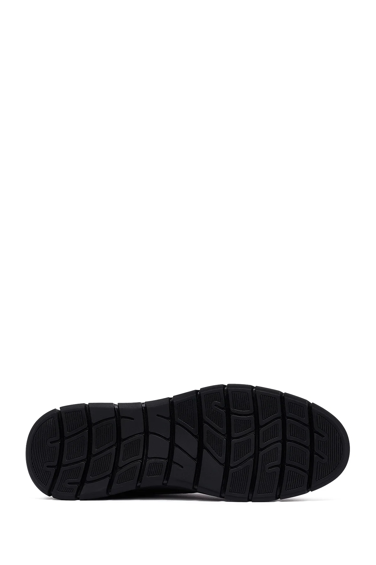 Erkek Kahverengi Bağcıklı Deri Casual Sneaker - Image 4