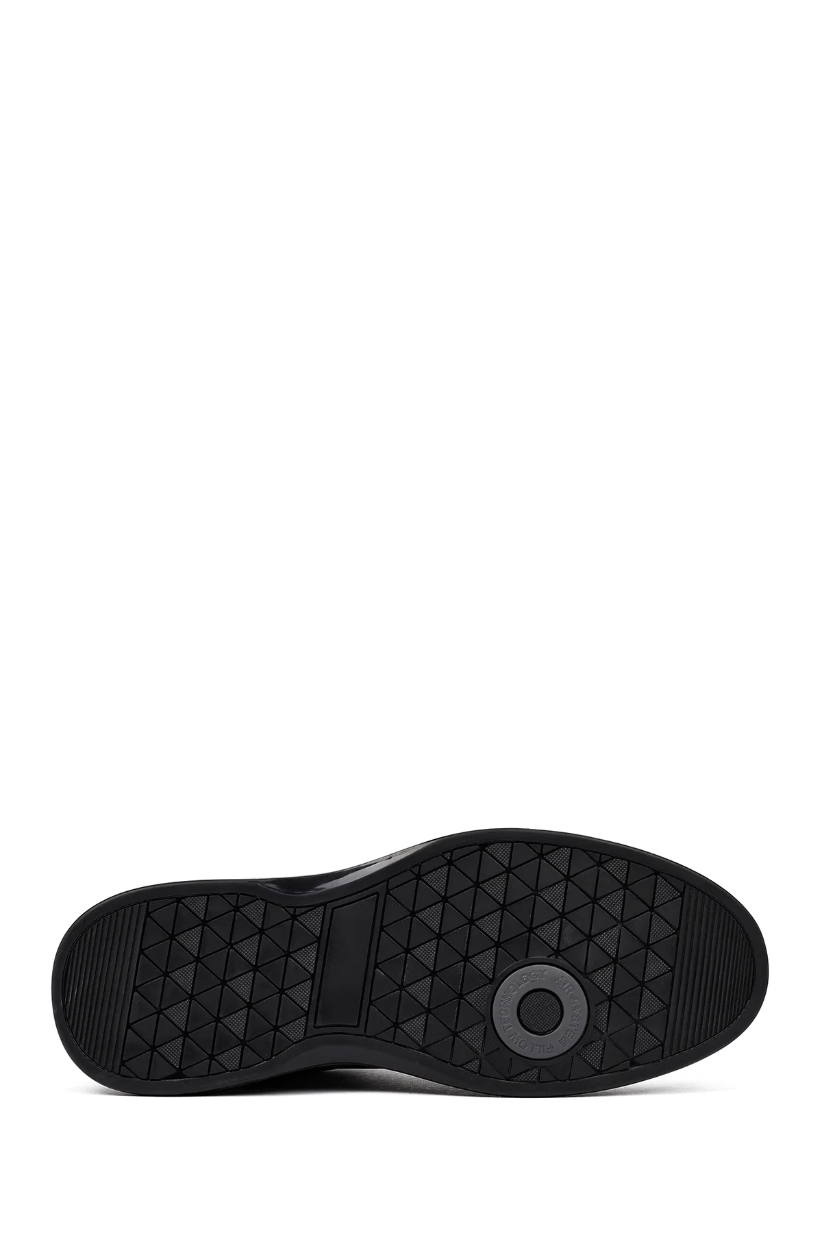 Erkek Kahverengi Bağcıklı Deri Casual Sneaker - Image 4