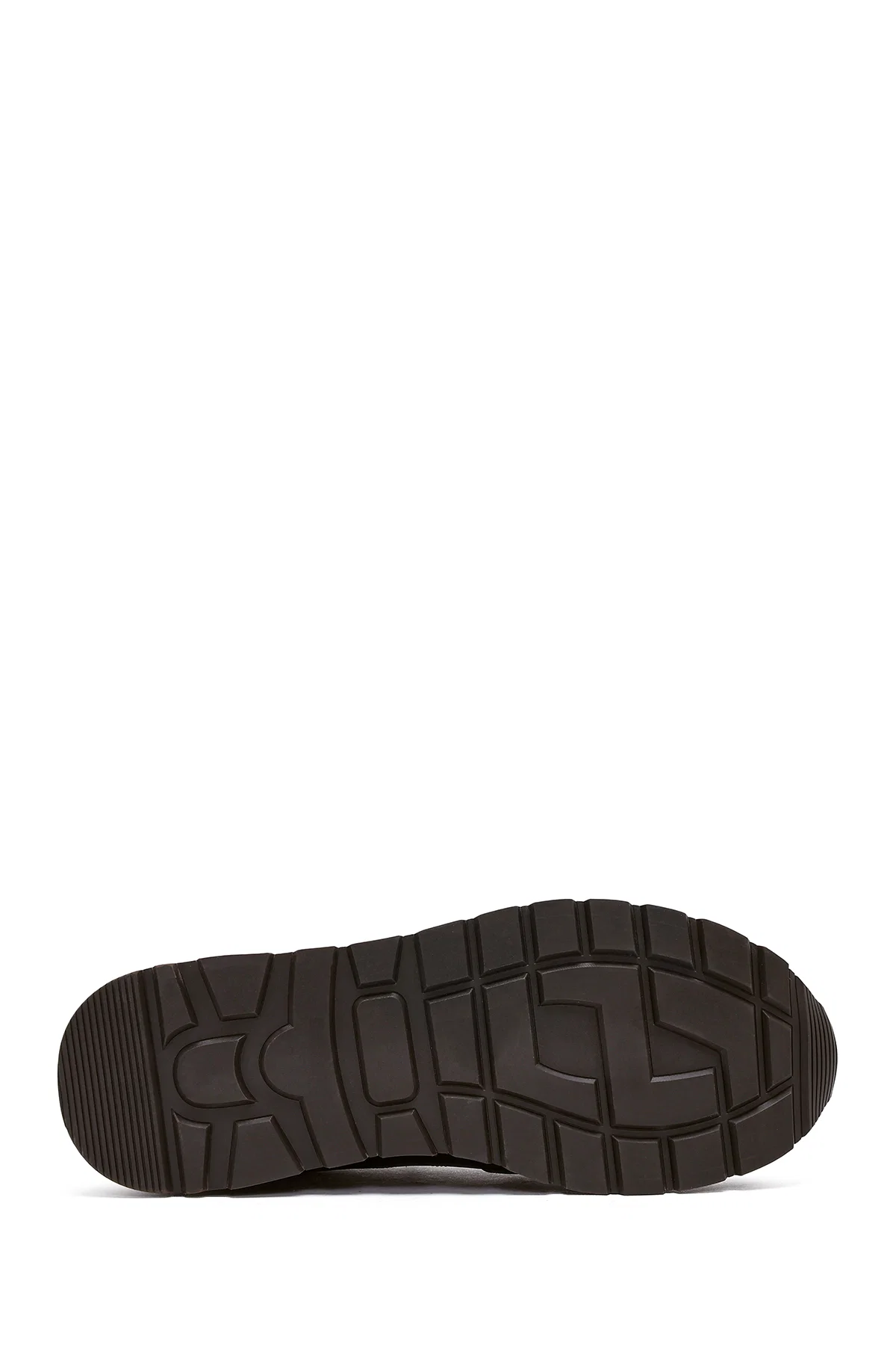 Erkek Kahverengi Bağcıklı Deri Casual Sneaker - Image 4