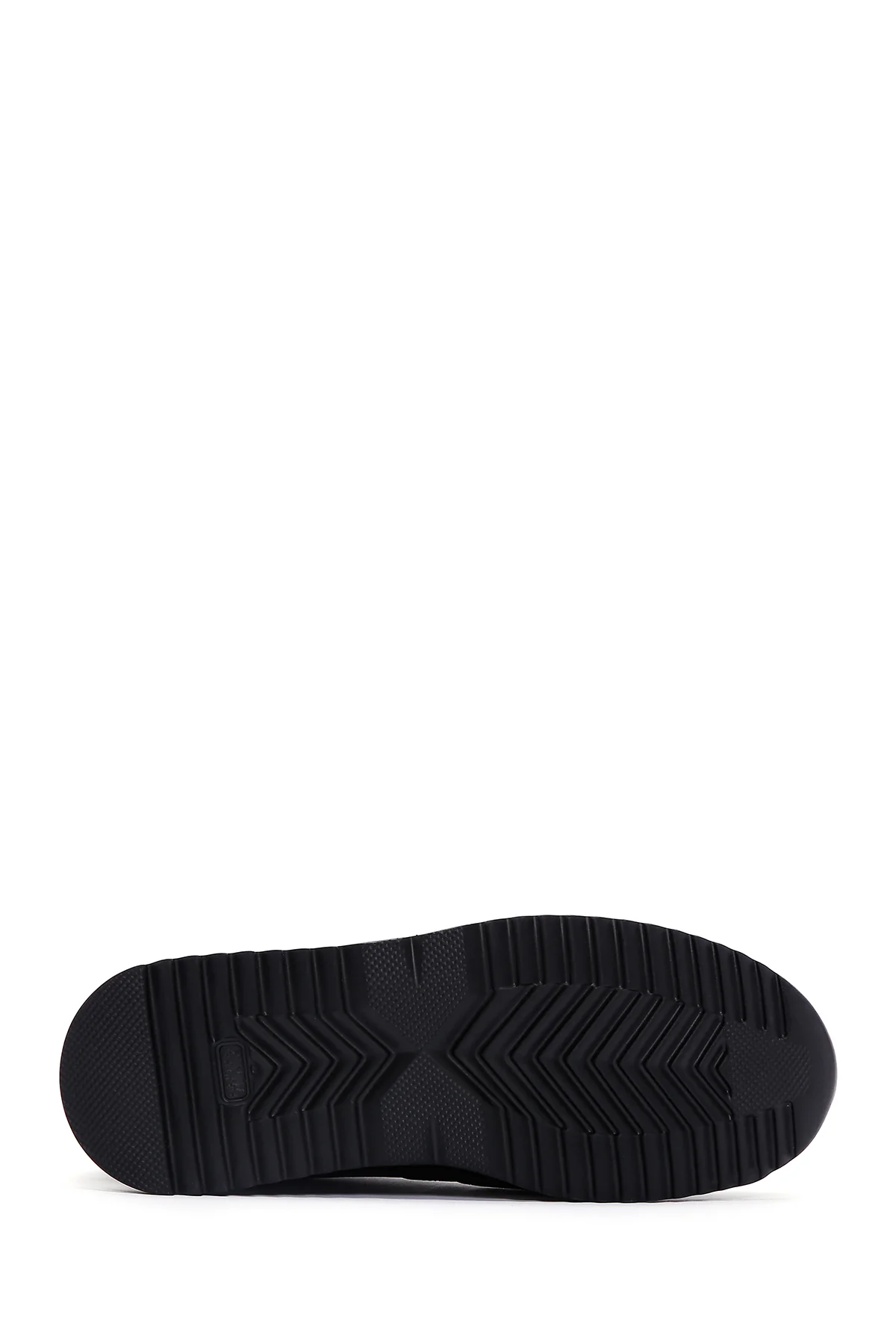 Erkek Kahverengi Bağcıklı Deri Sneaker - Image 4
