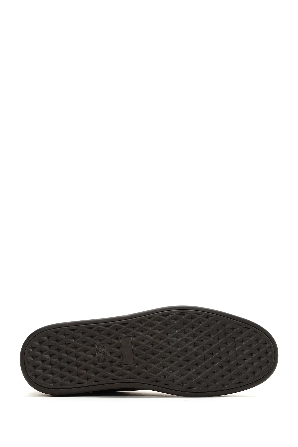 Erkek Kahverengi Bağcıklı Deri Sneaker - Image 4