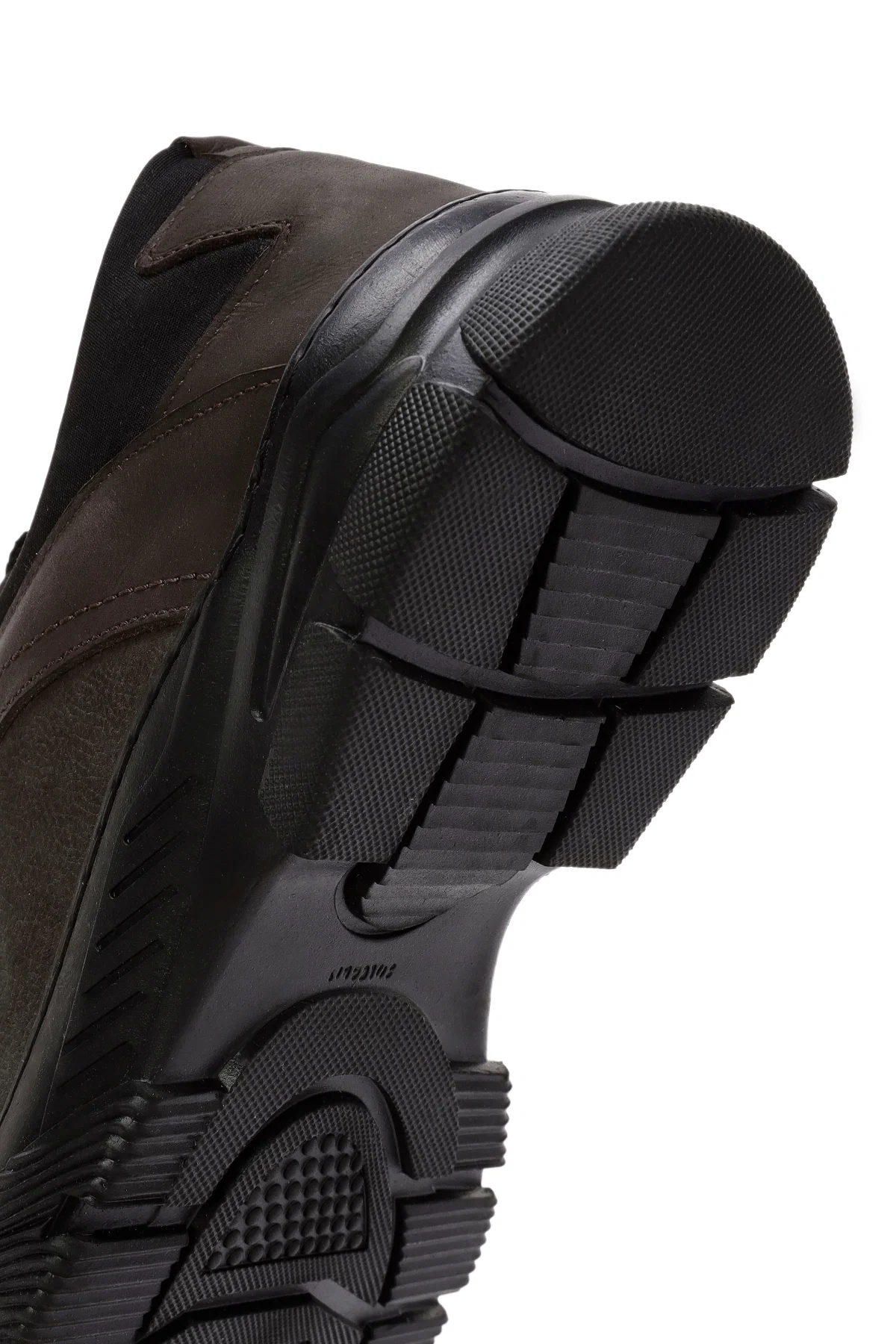 Erkek Kahverengi Bağcıklı Deri Sneaker - Image 8