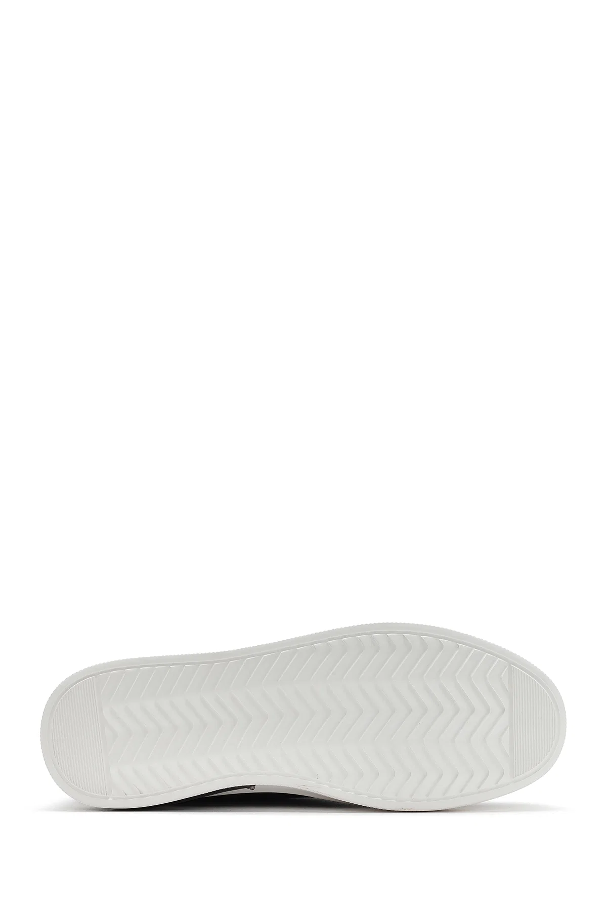 Erkek Kahverengi Bağcıklı Deri Sneaker - Image 4