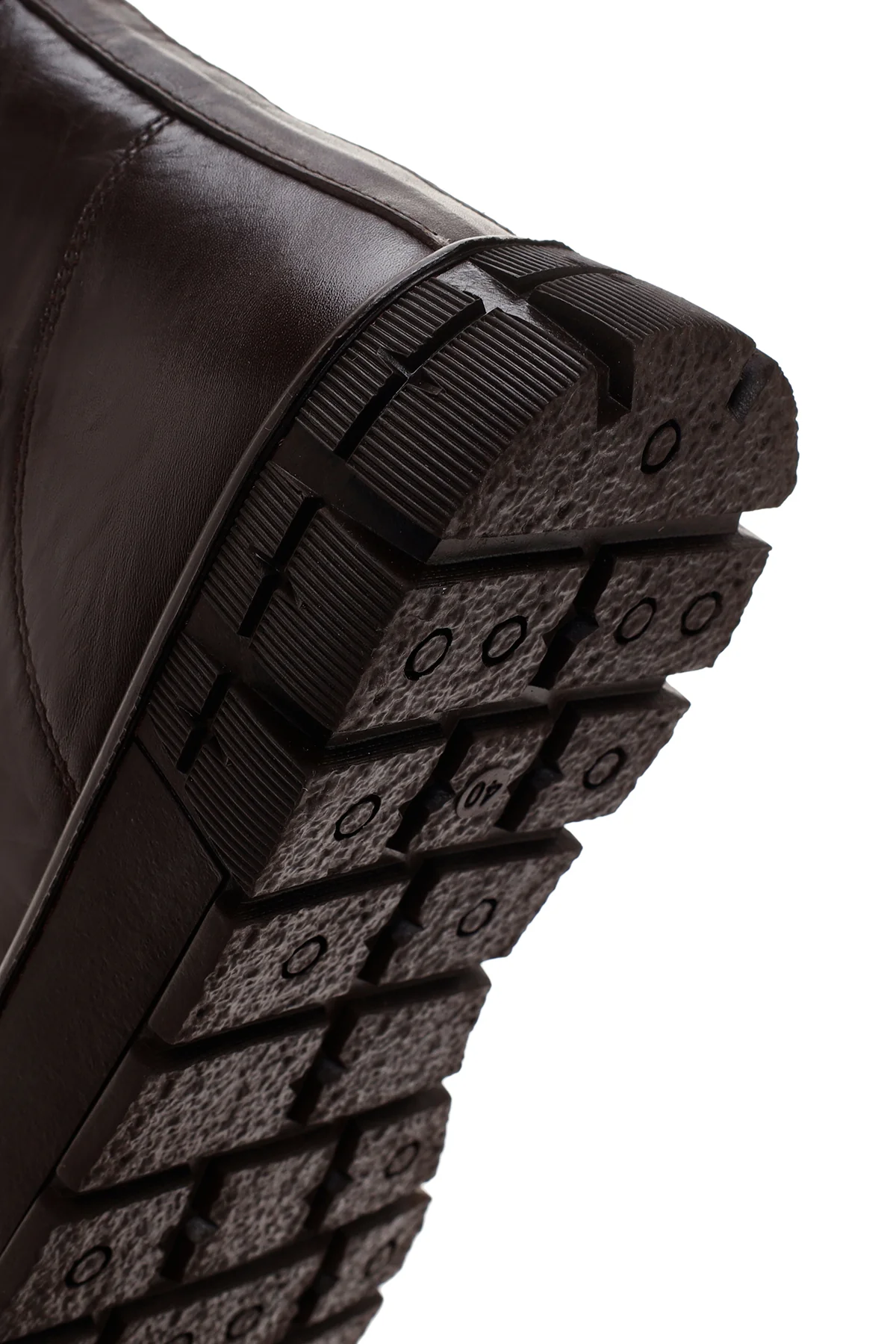 Erkek Kahverengi Deri Bilekli Sneaker - Image 8