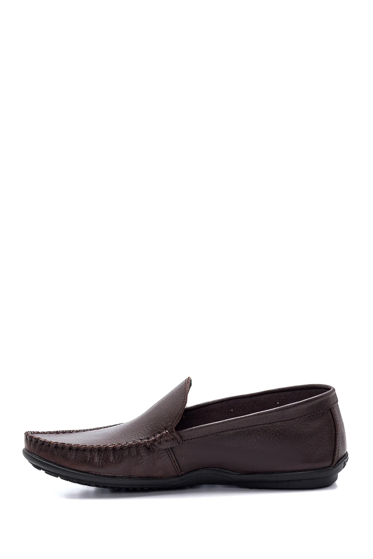 Erkek Kahverengi Deri Casual Loafer - Image 2